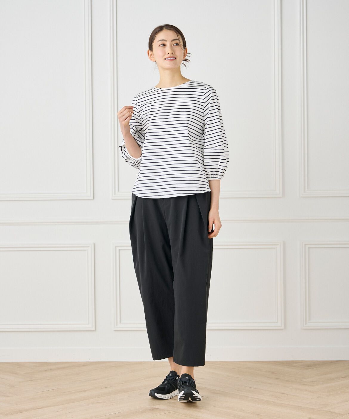 I.T.'S international「デザインスリーブプルオーバーカットソー」|Tシャツ・カットソー|