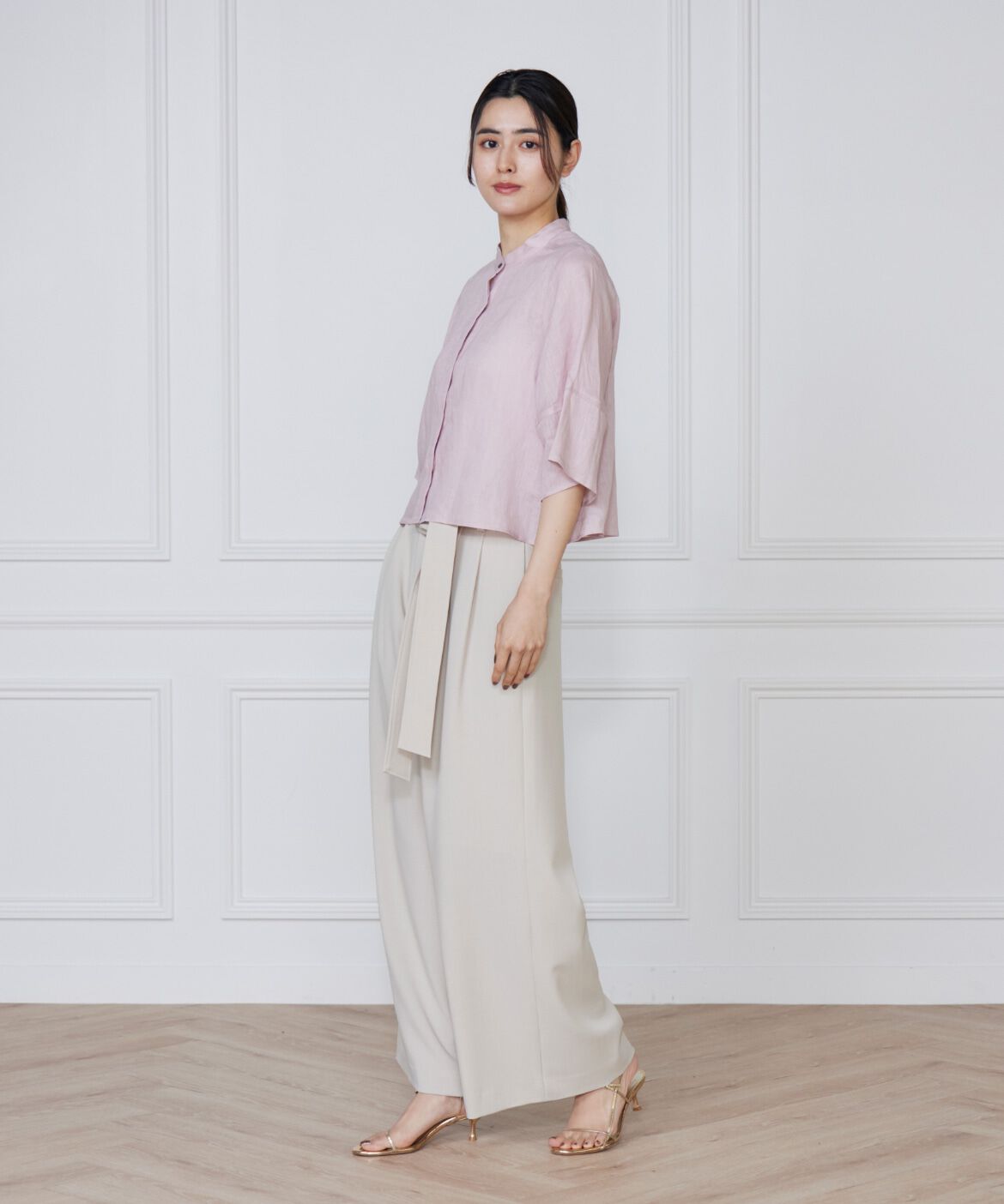 INED「リネンコクーンスリーブブラウス」|シャツ・ブラウス|