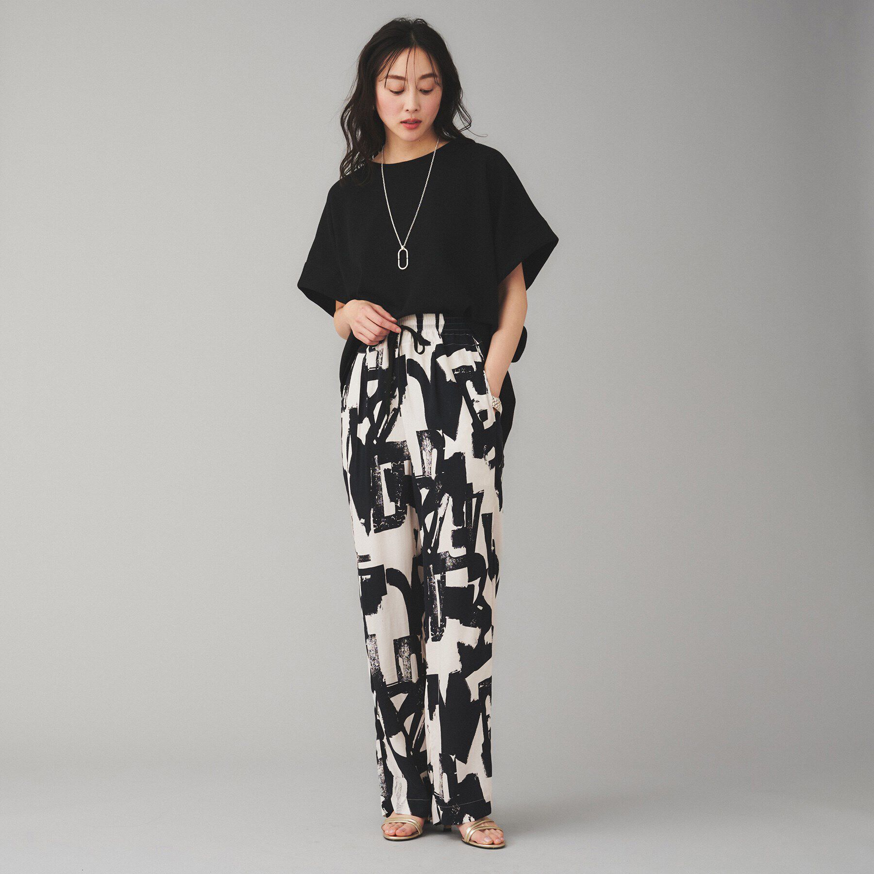 UNTITLED「【Munich】プリントイージーパンツ」|その他|