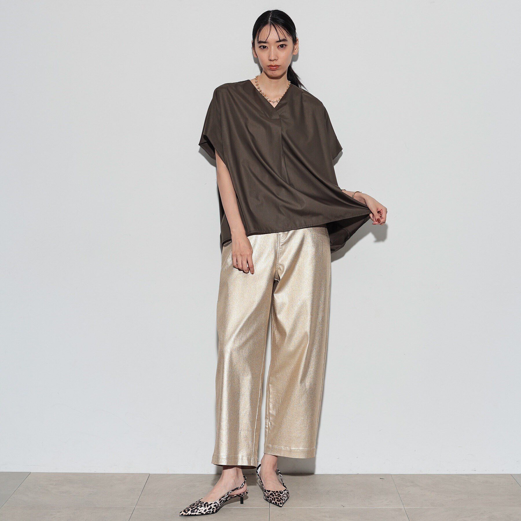 GALLEST「ノースリーブドルマンブラウス」|シャツ・ブラウス|