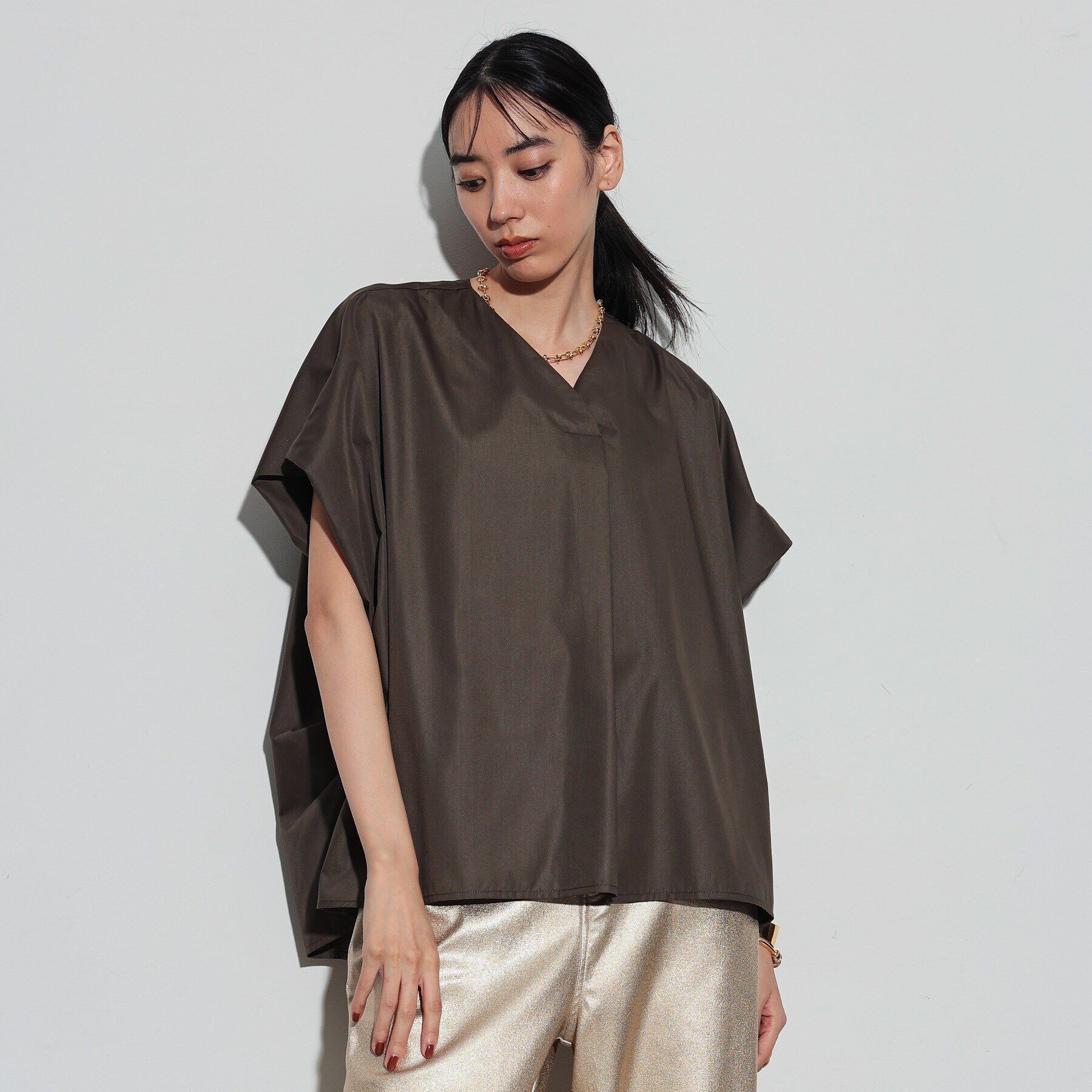 GALLEST「ノースリーブドルマンブラウス」|シャツ・ブラウス|