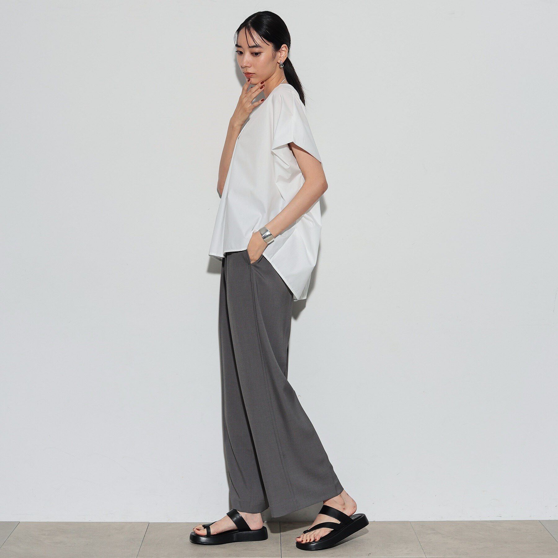 GALLEST「ノースリーブドルマンブラウス」|シャツ・ブラウス|