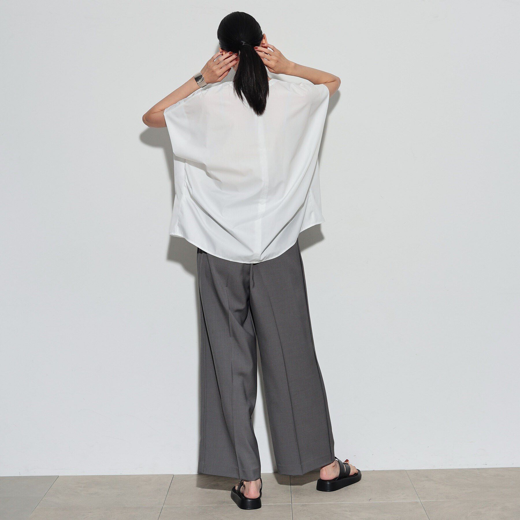 GALLEST「ノースリーブドルマンブラウス」|シャツ・ブラウス|