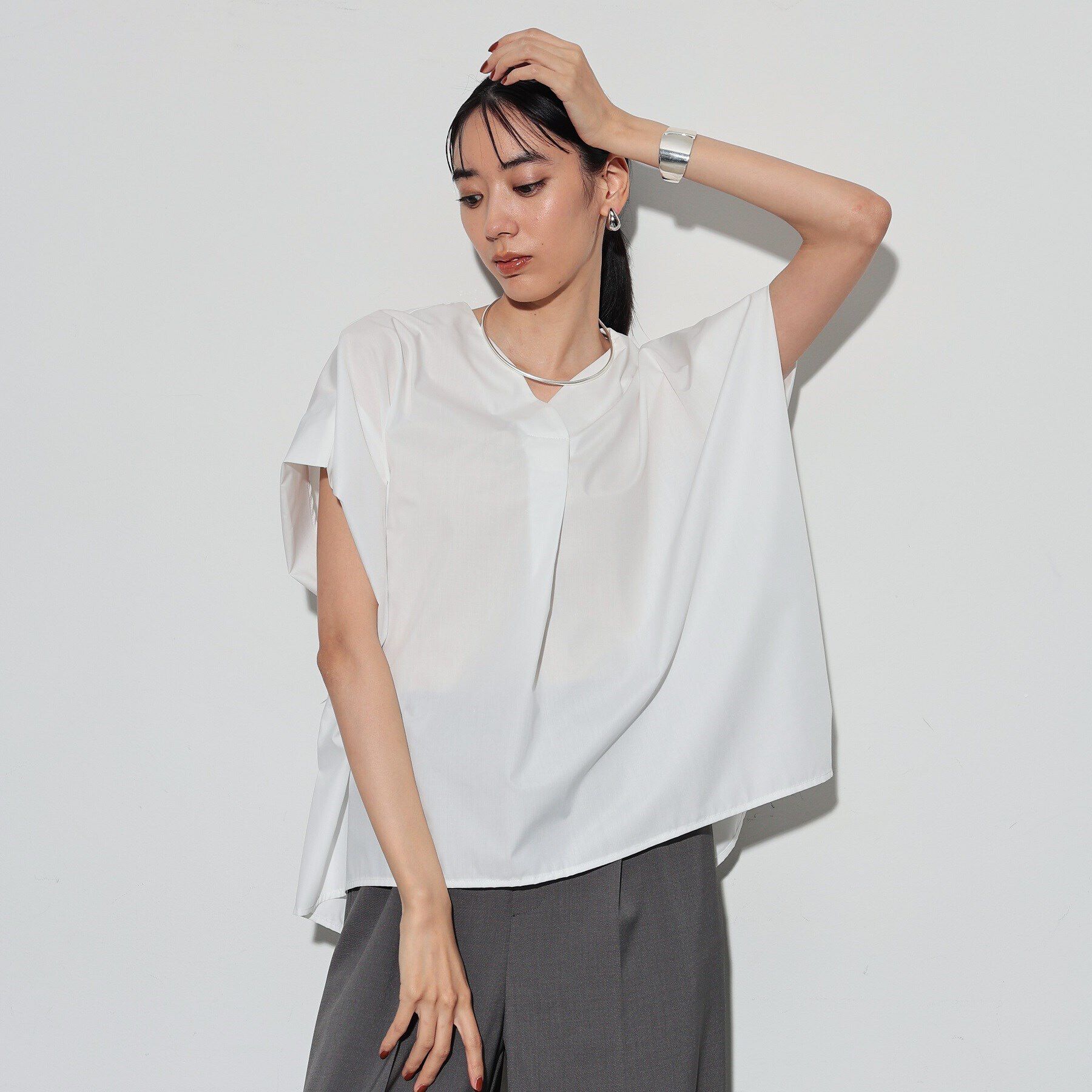 GALLEST「ノースリーブドルマンブラウス」|シャツ・ブラウス|