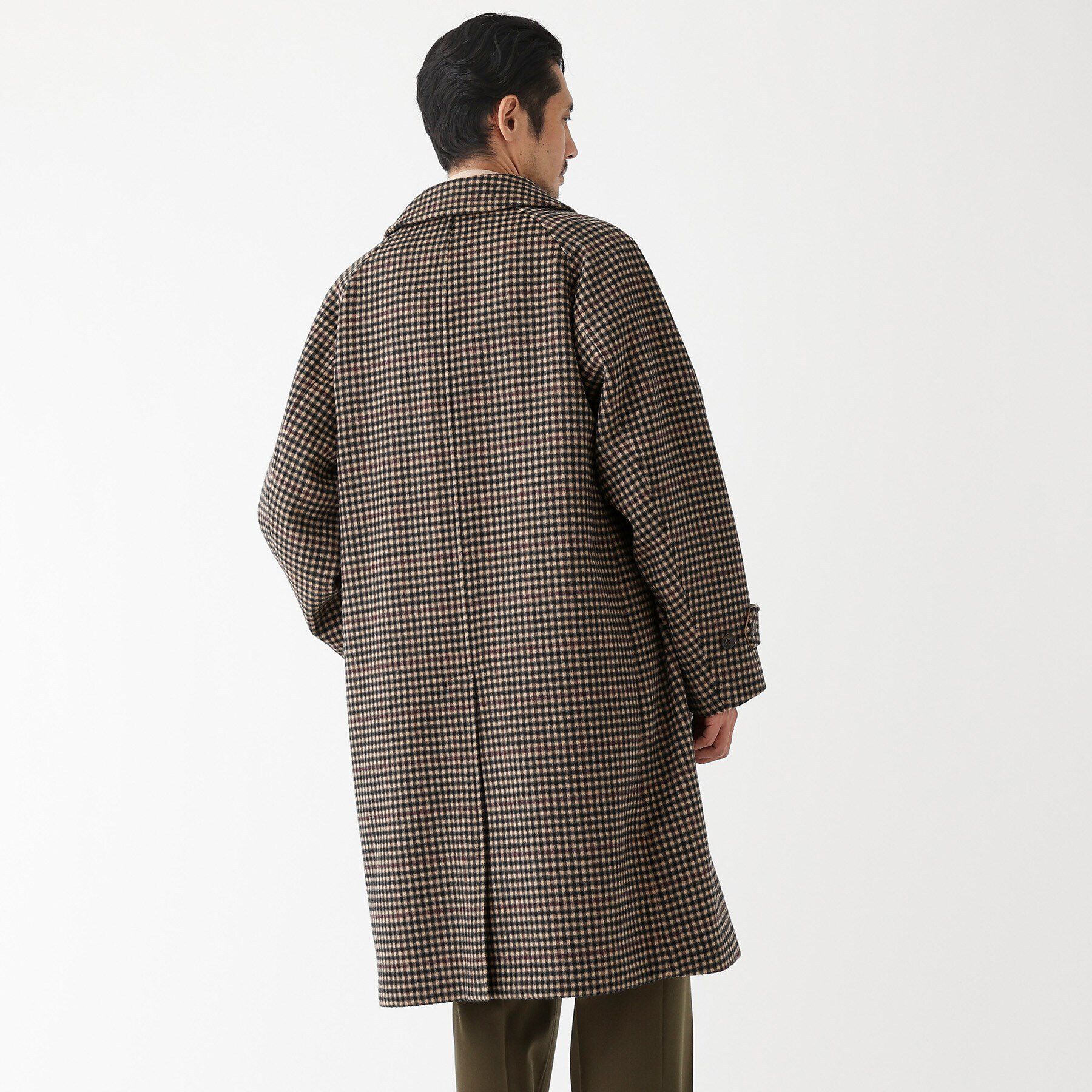 TAKEO KIKUCHI「【THE FLAGSHIP】ウールカシミヤ ダブルフェイス ビーバー コート」|ステンカラーコート|