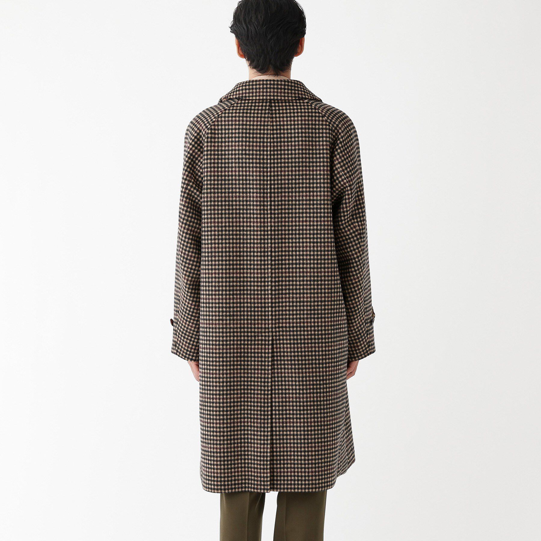 TAKEO KIKUCHI「【THE FLAGSHIP】ウールカシミヤ ダブルフェイス ビーバー コート」|ステンカラーコート|