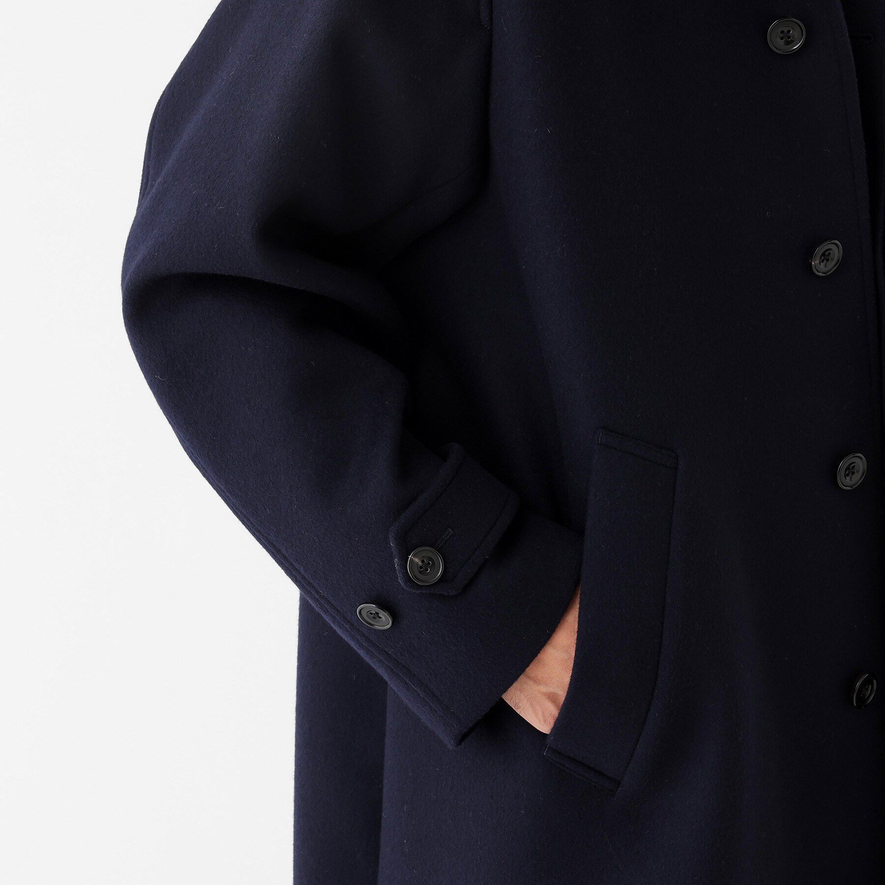 TAKEO KIKUCHI「【THE FLAGSHIP】ウールカシミヤ ダブルフェイス ビーバー コート」|ステンカラーコート|