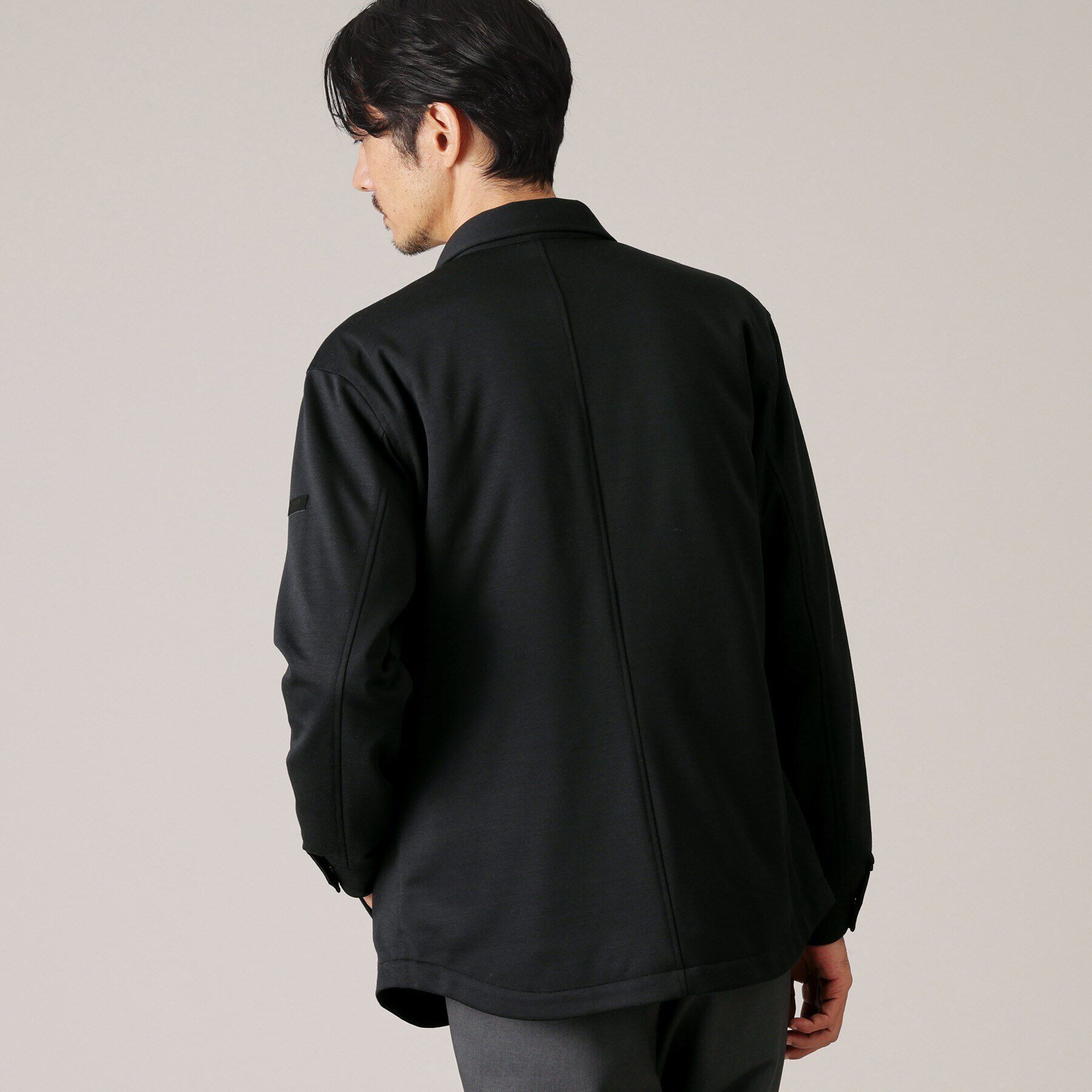 TAKEO KIKUCHI「尾州ジャージ ダウン入りシャツブルゾン」|ブルゾン・スタジャン|