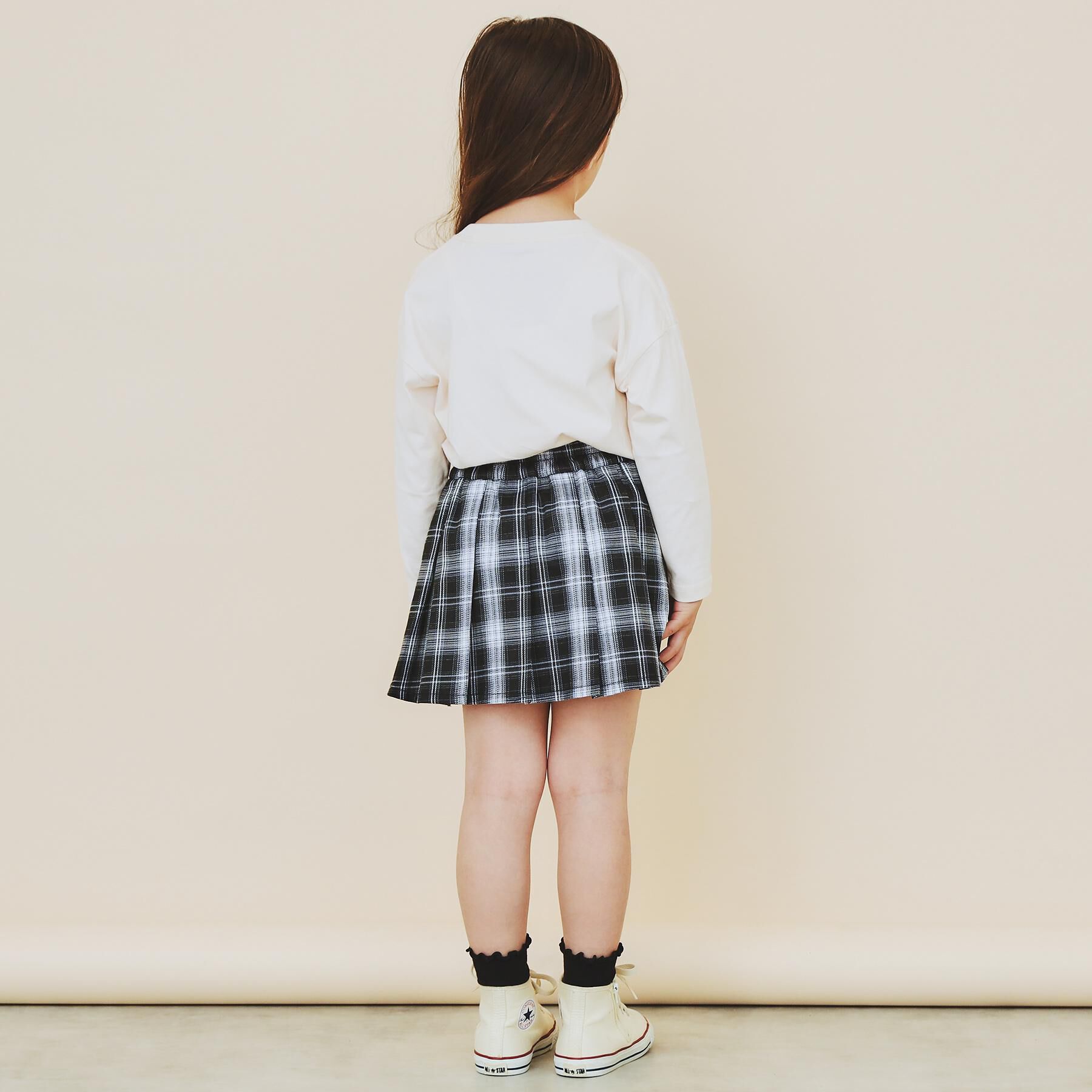 THE SHOP TK「【110-160】チェックスカートパンツ」|スカート|