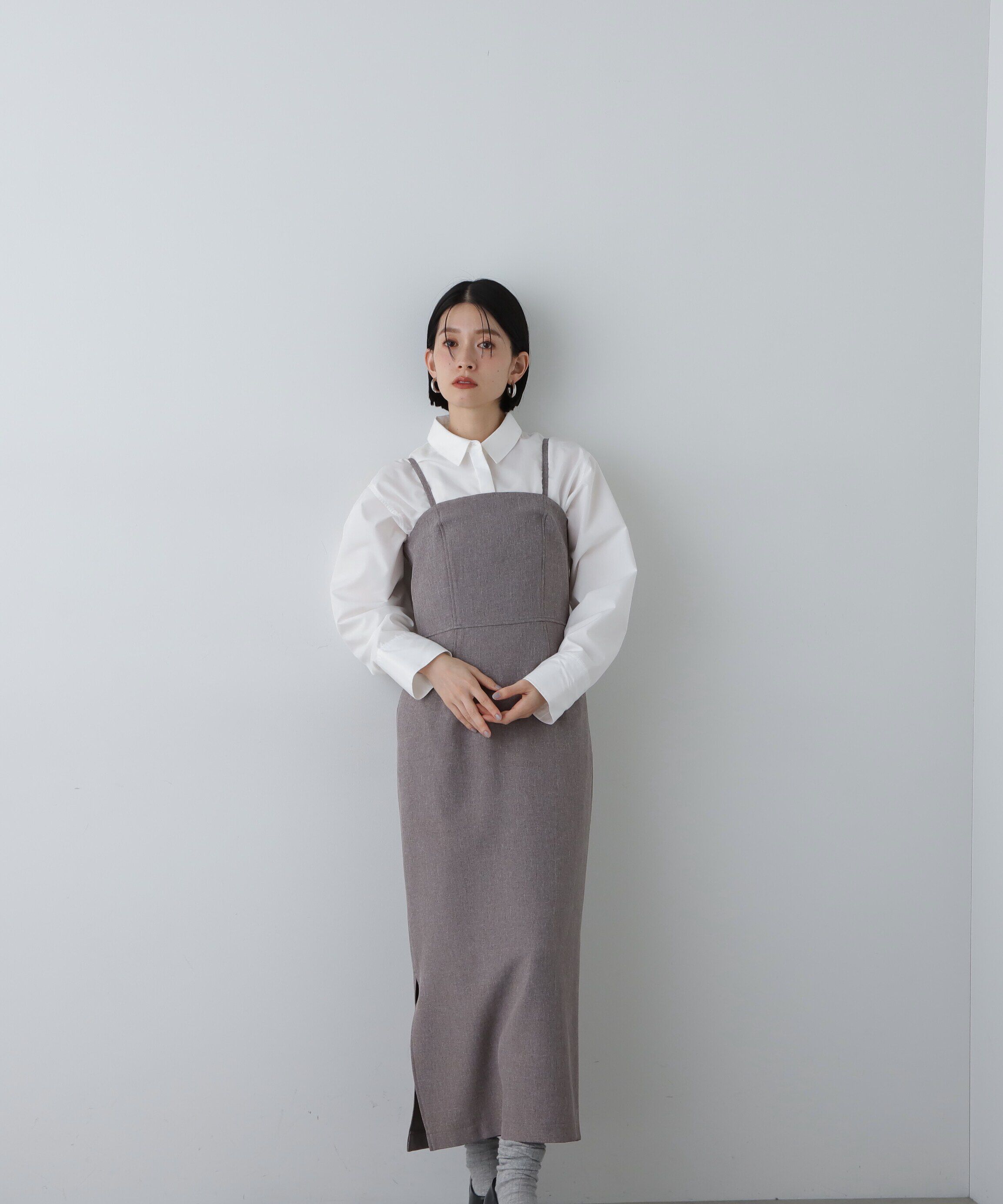  「ベアトップストレートワンピース《S Size Line》」|ワンピース|