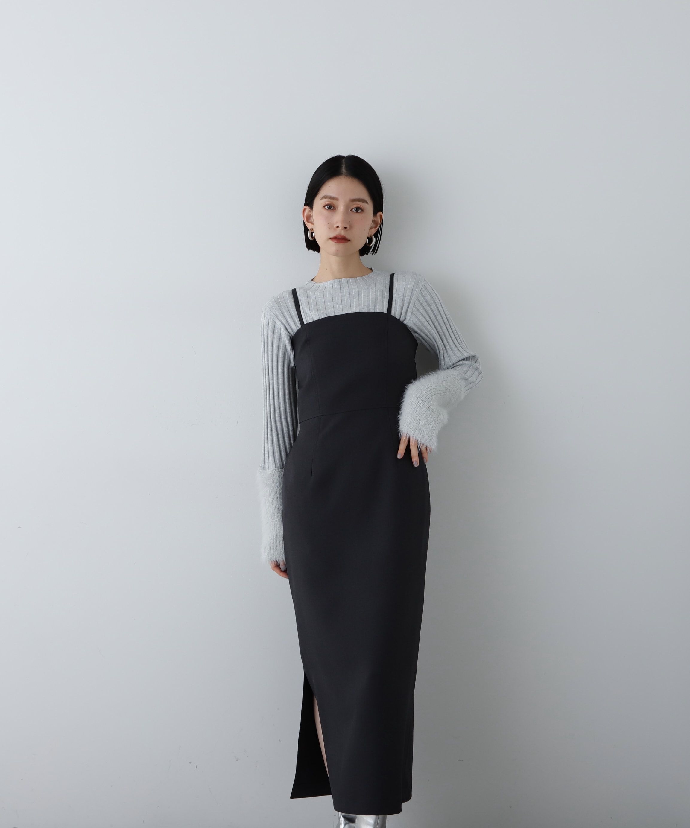  「ベアトップストレートワンピース《S Size Line》」|ワンピース|