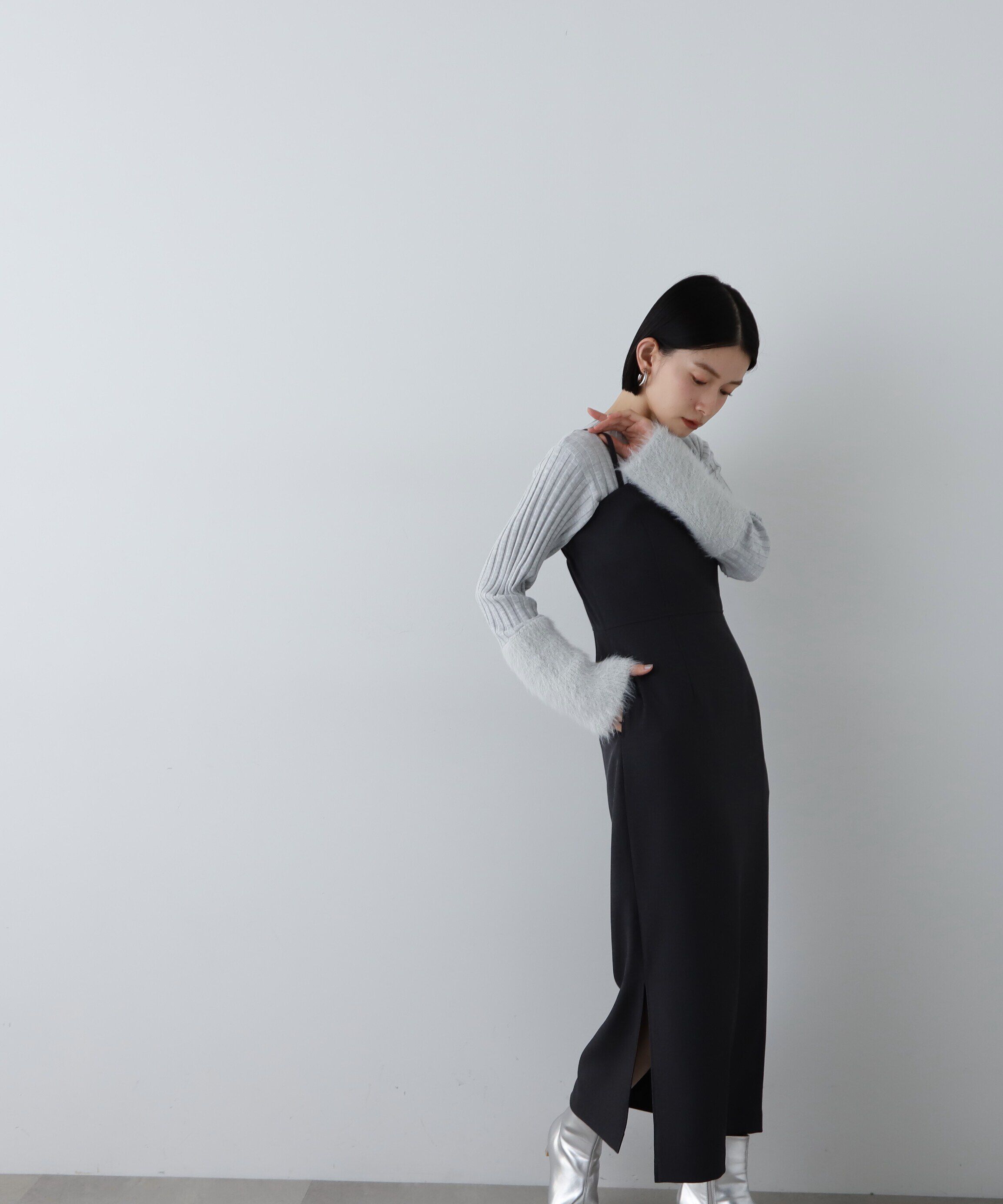  「ベアトップストレートワンピース《S Size Line》」|ワンピース|