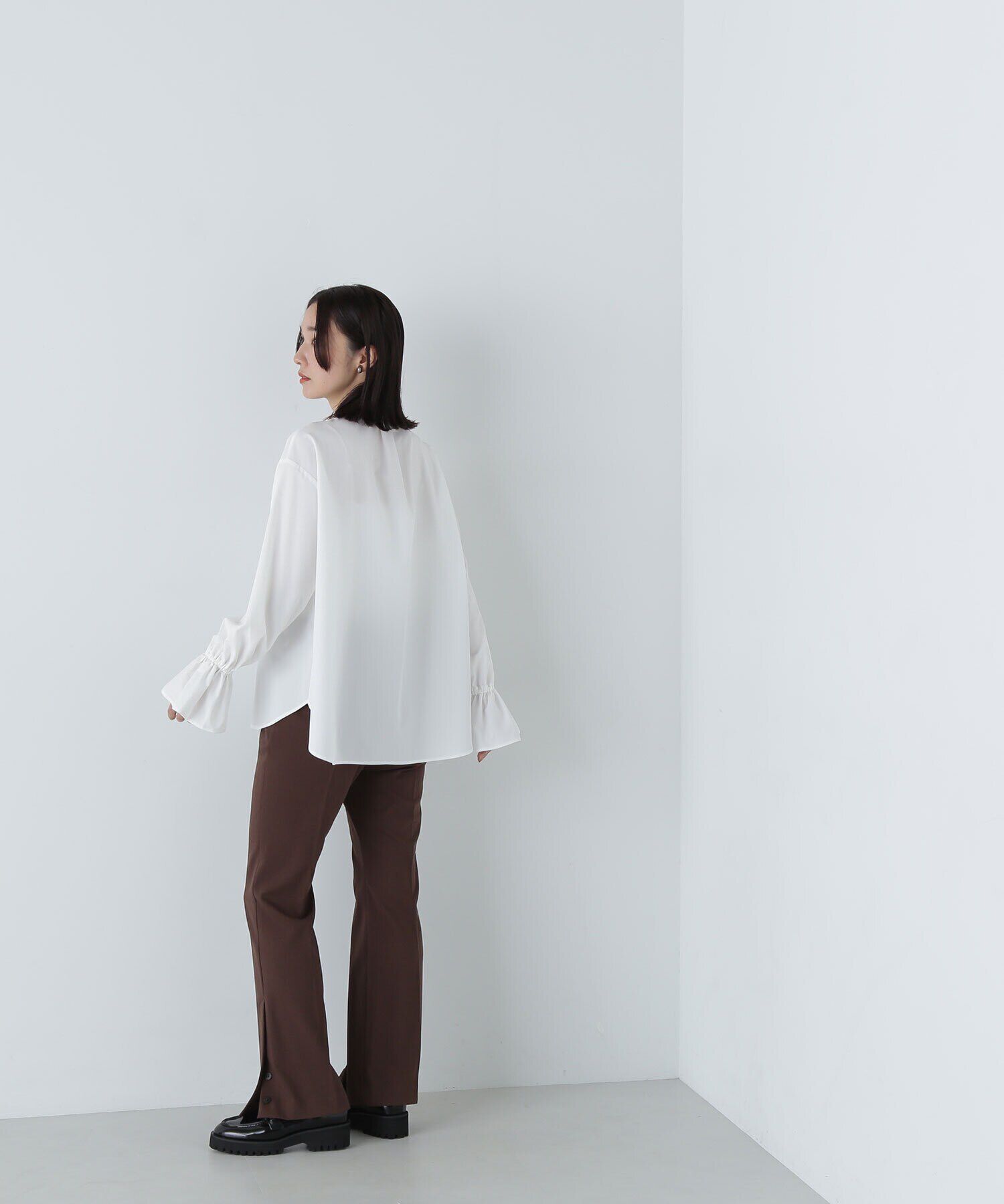  「フリルキャンディースリーブブラウス」|シャツ・ブラウス|