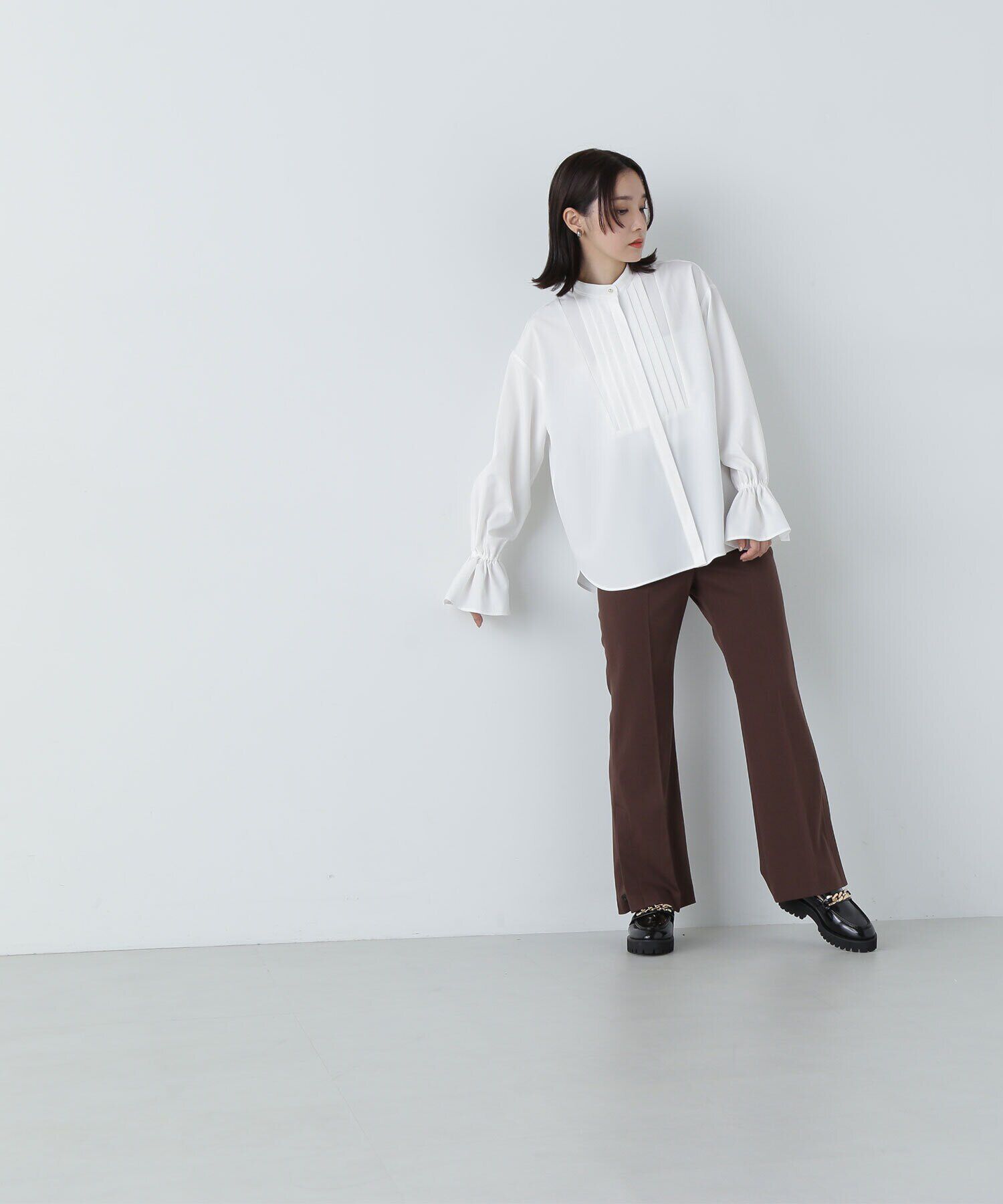  「フリルキャンディースリーブブラウス」|シャツ・ブラウス|