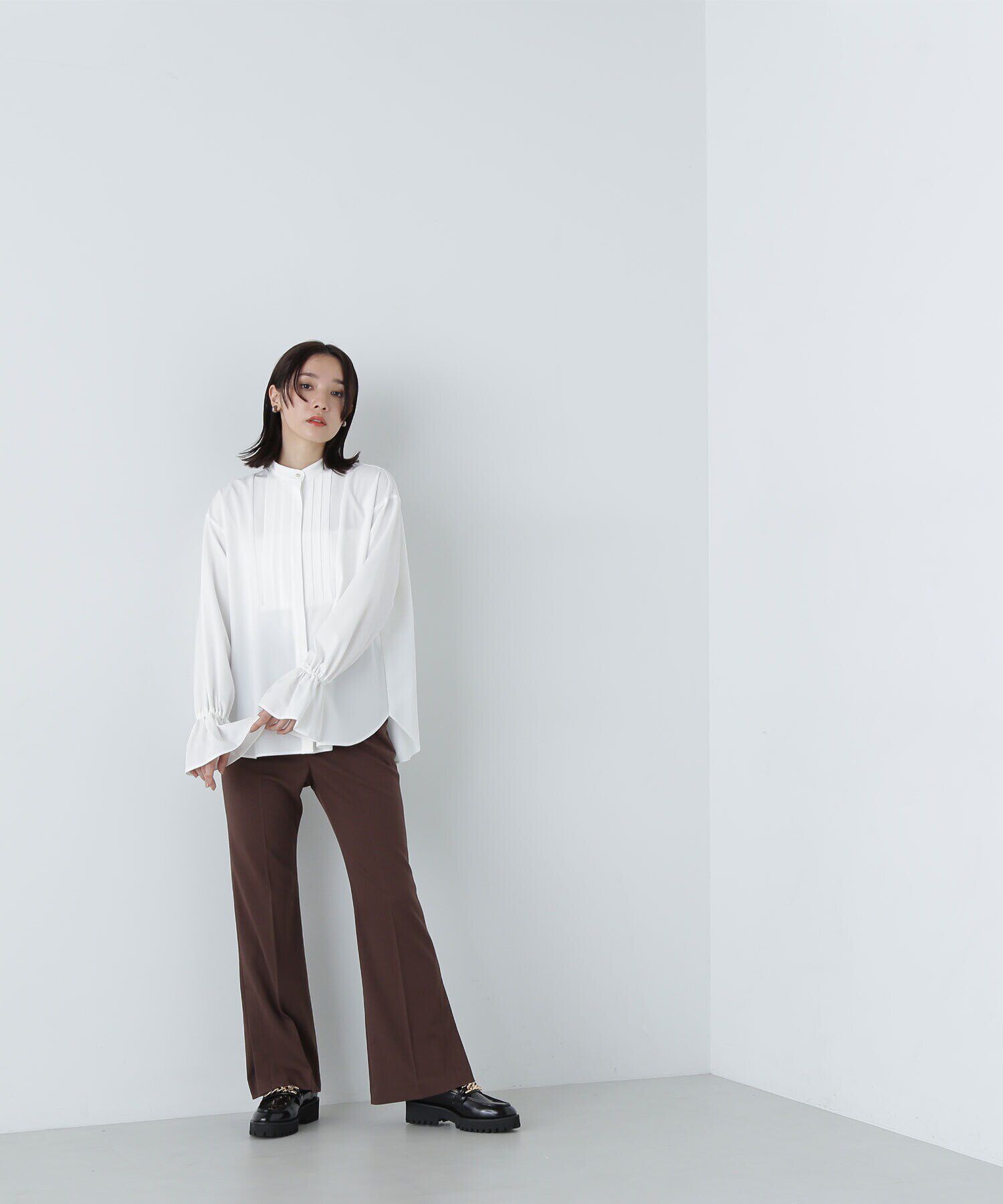  「フリルキャンディースリーブブラウス」|シャツ・ブラウス|