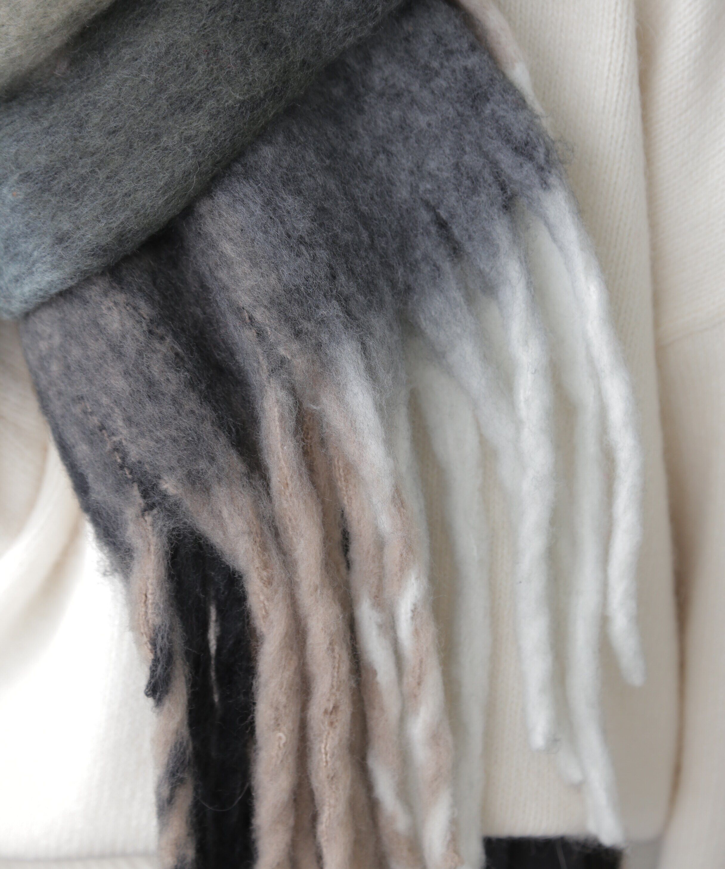  「大柄チェックストール」|ソックス|