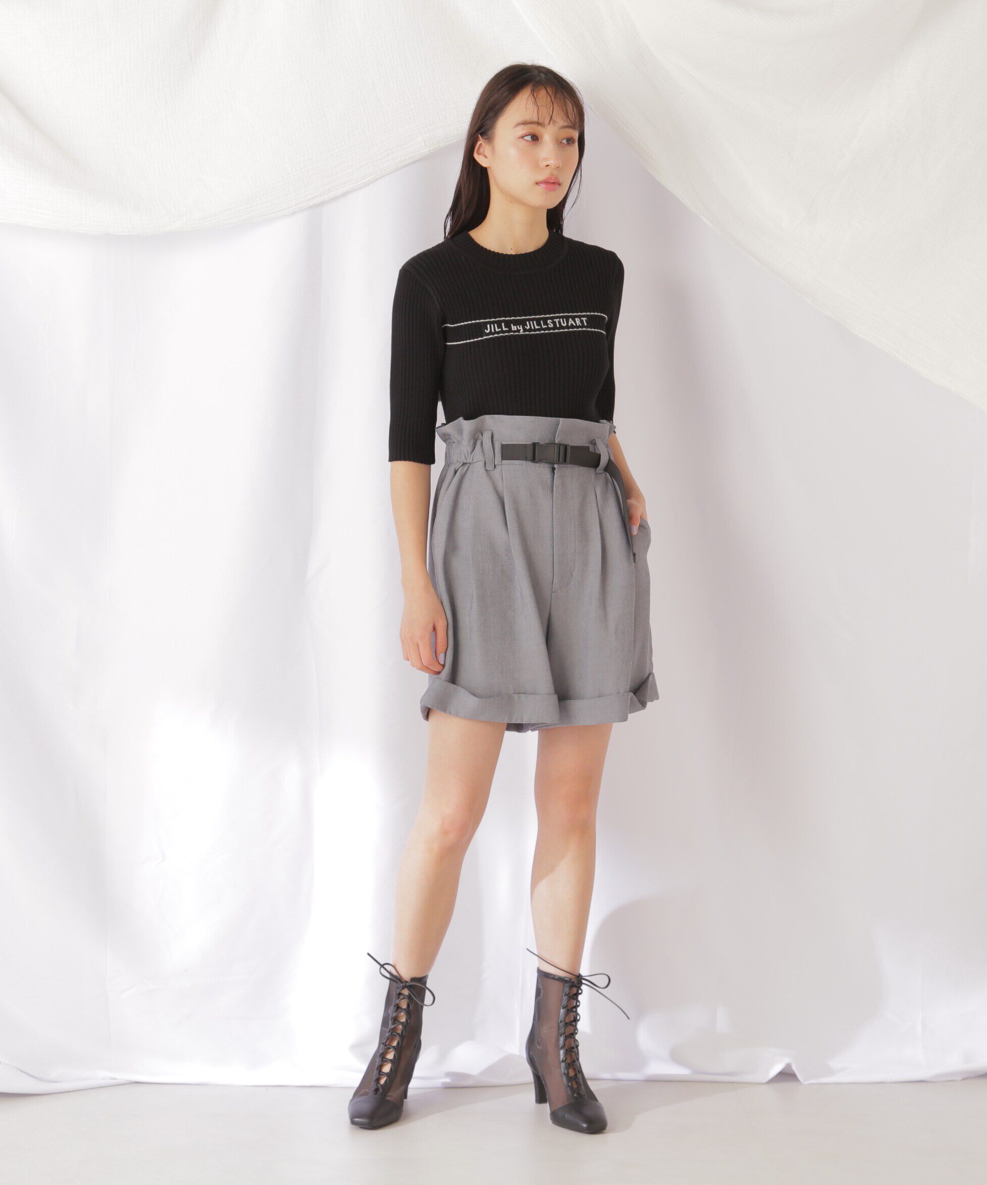  「ロゴジャガードコンパクトニット」|ニット・セーター|