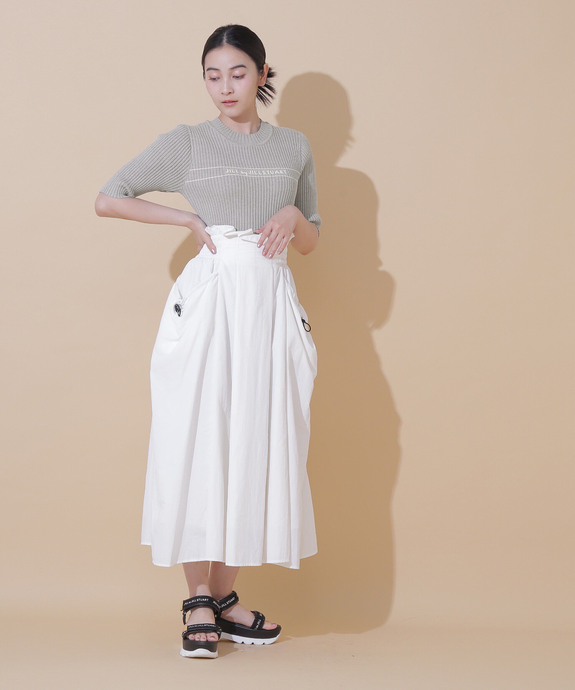  「ロゴジャガードコンパクトニット」|ニット・セーター|