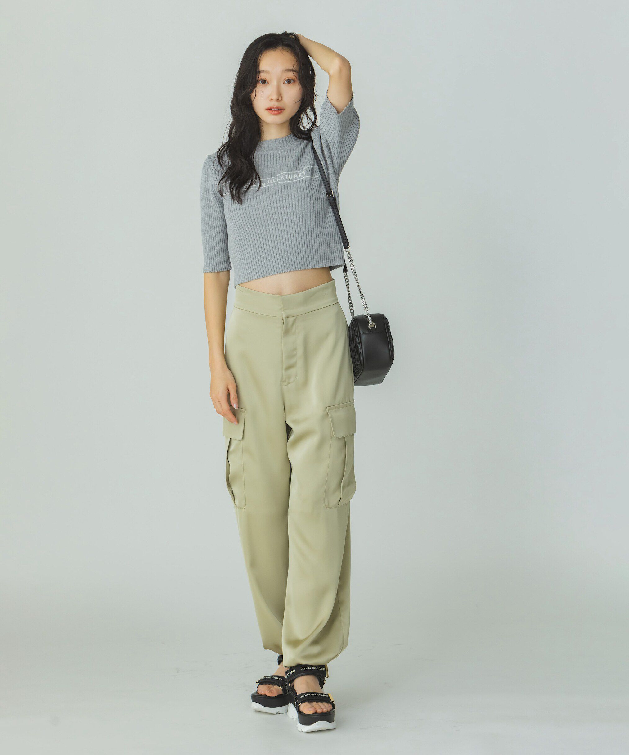  「ロゴジャガードコンパクトニット」|ニット・セーター|