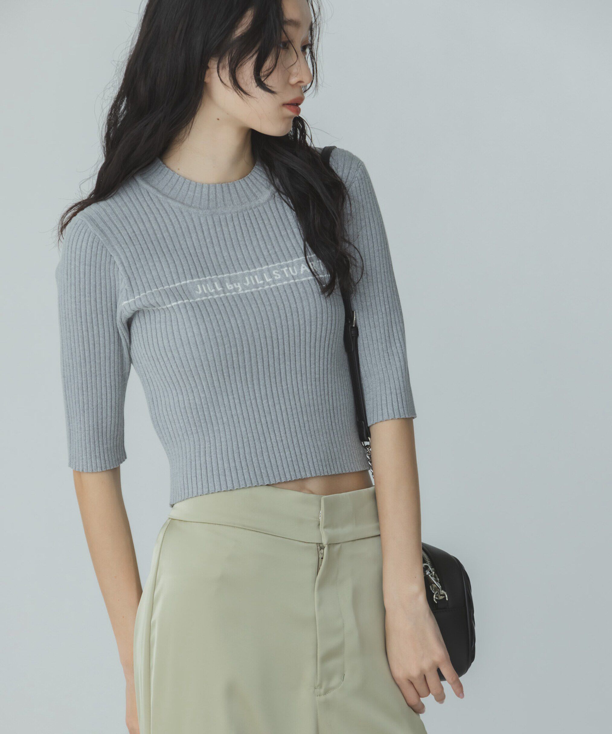  「ロゴジャガードコンパクトニット」|ニット・セーター|