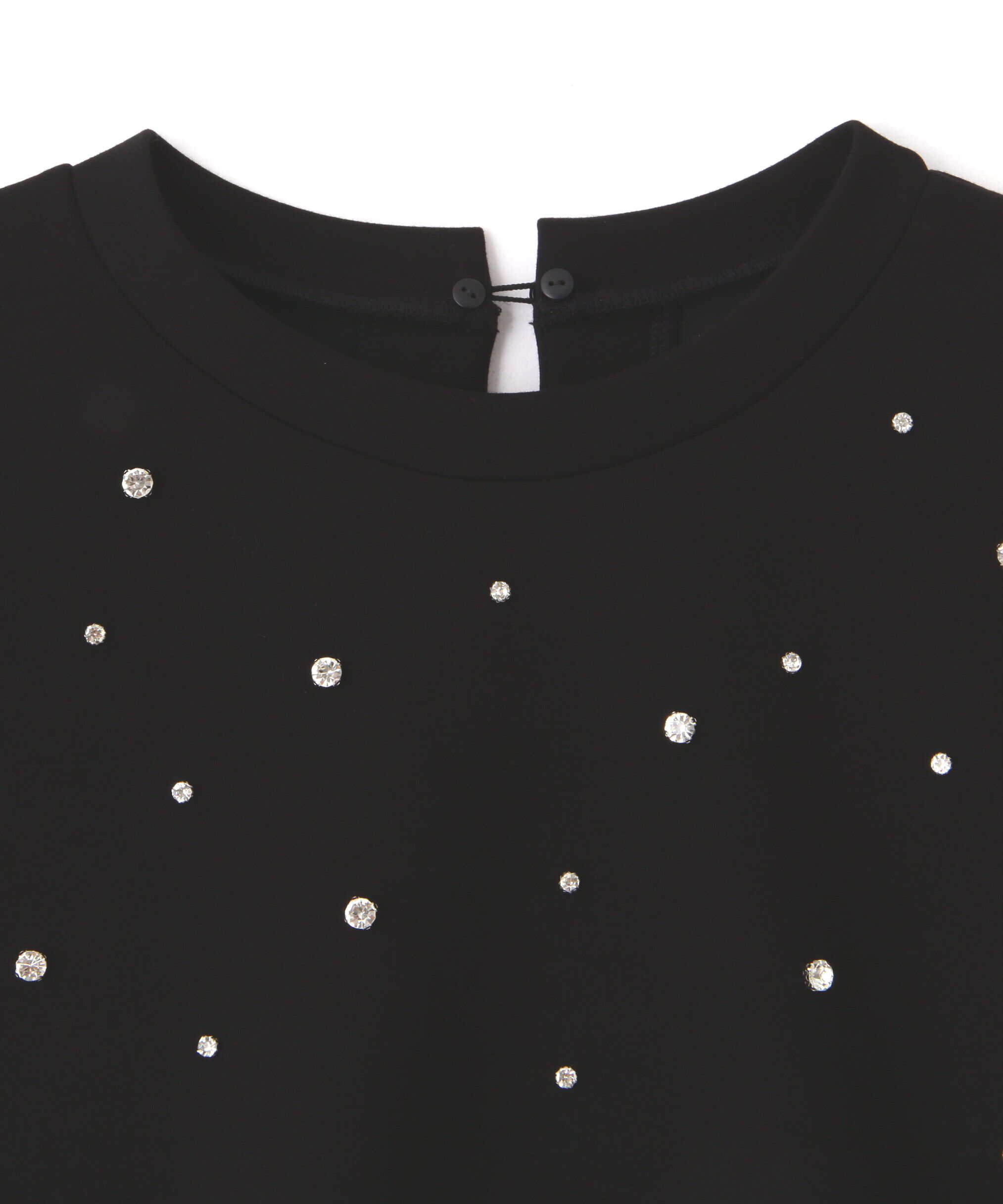  「襟付き2wayビジュースウェット」|Tシャツ・カットソー|