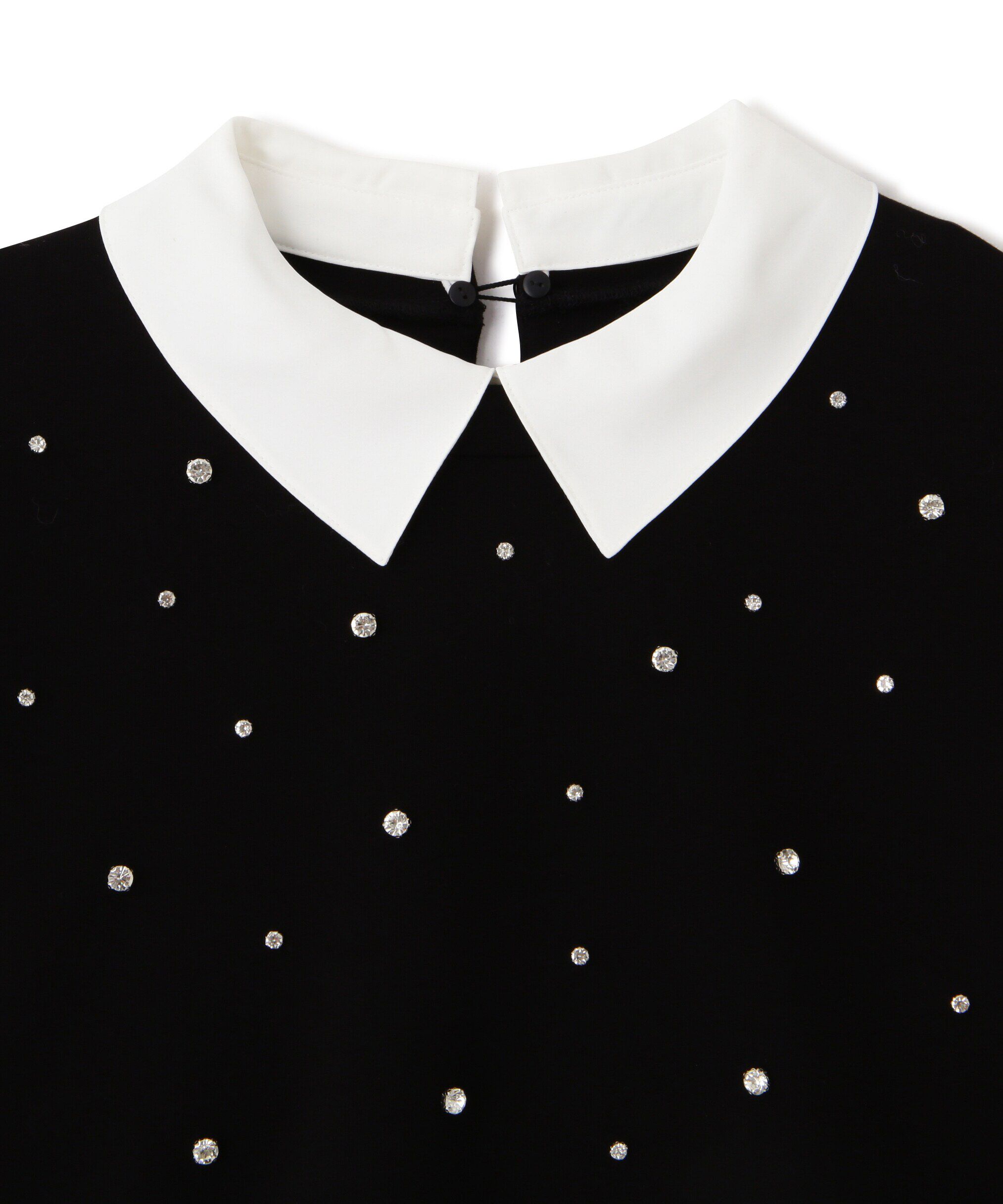  「襟付き2wayビジュースウェット」|Tシャツ・カットソー|