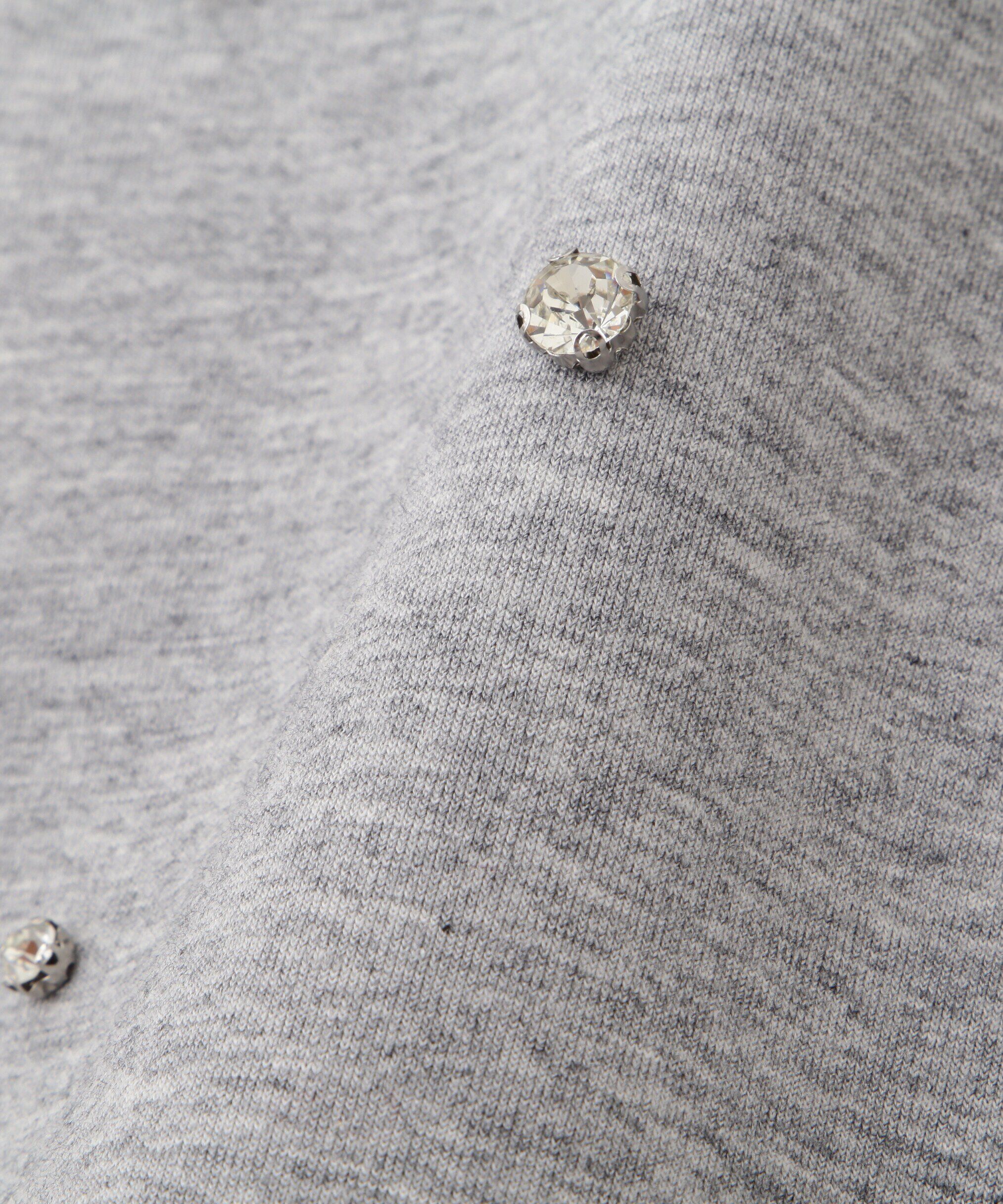  「襟付き2wayビジュースウェット」|Tシャツ・カットソー|