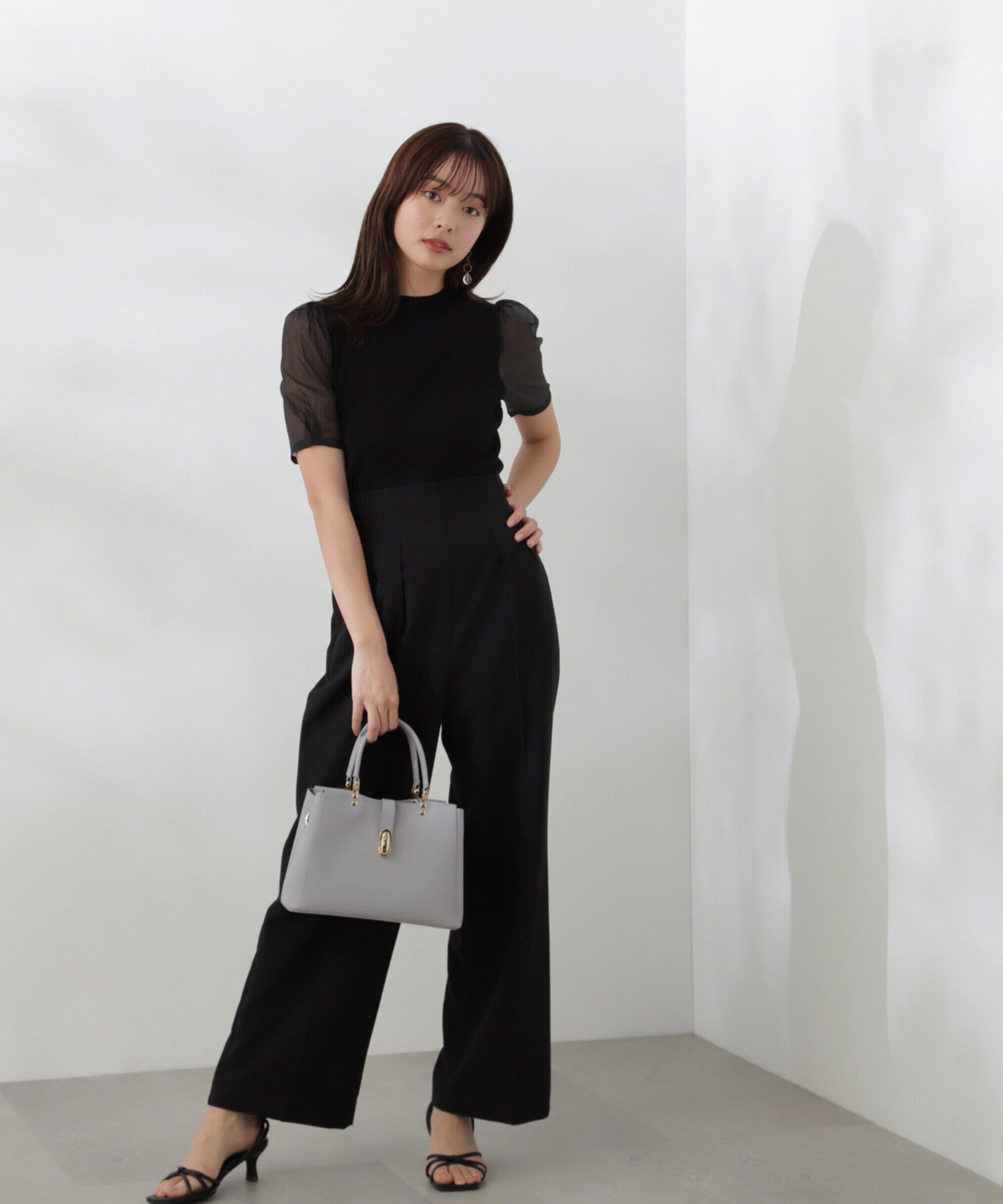 PROPORTION BODY DRESSING「オーガンジースリーブニット」|ニット・セーター|