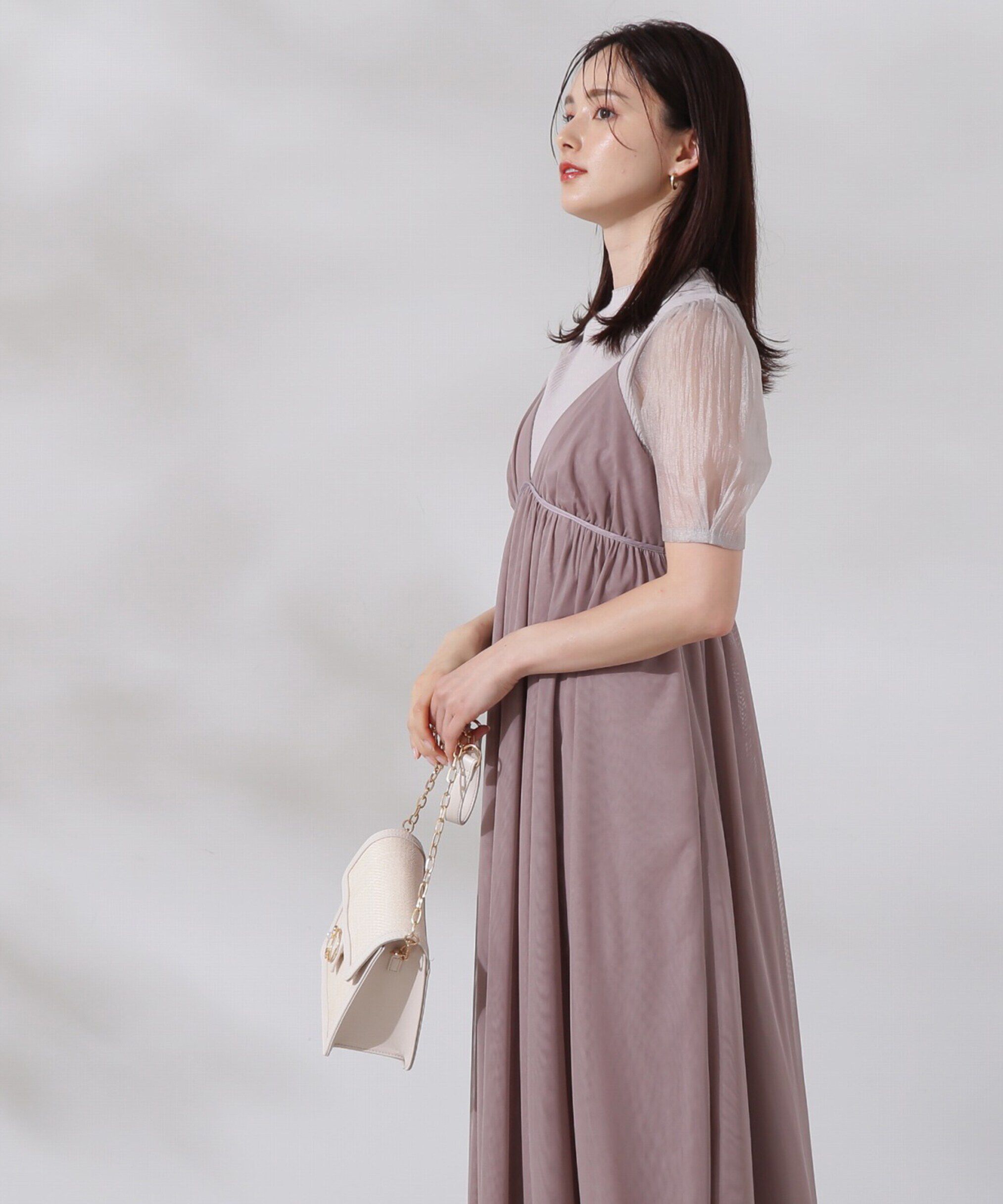 PROPORTION BODY DRESSING「オーガンジースリーブニット」|ニット・セーター|