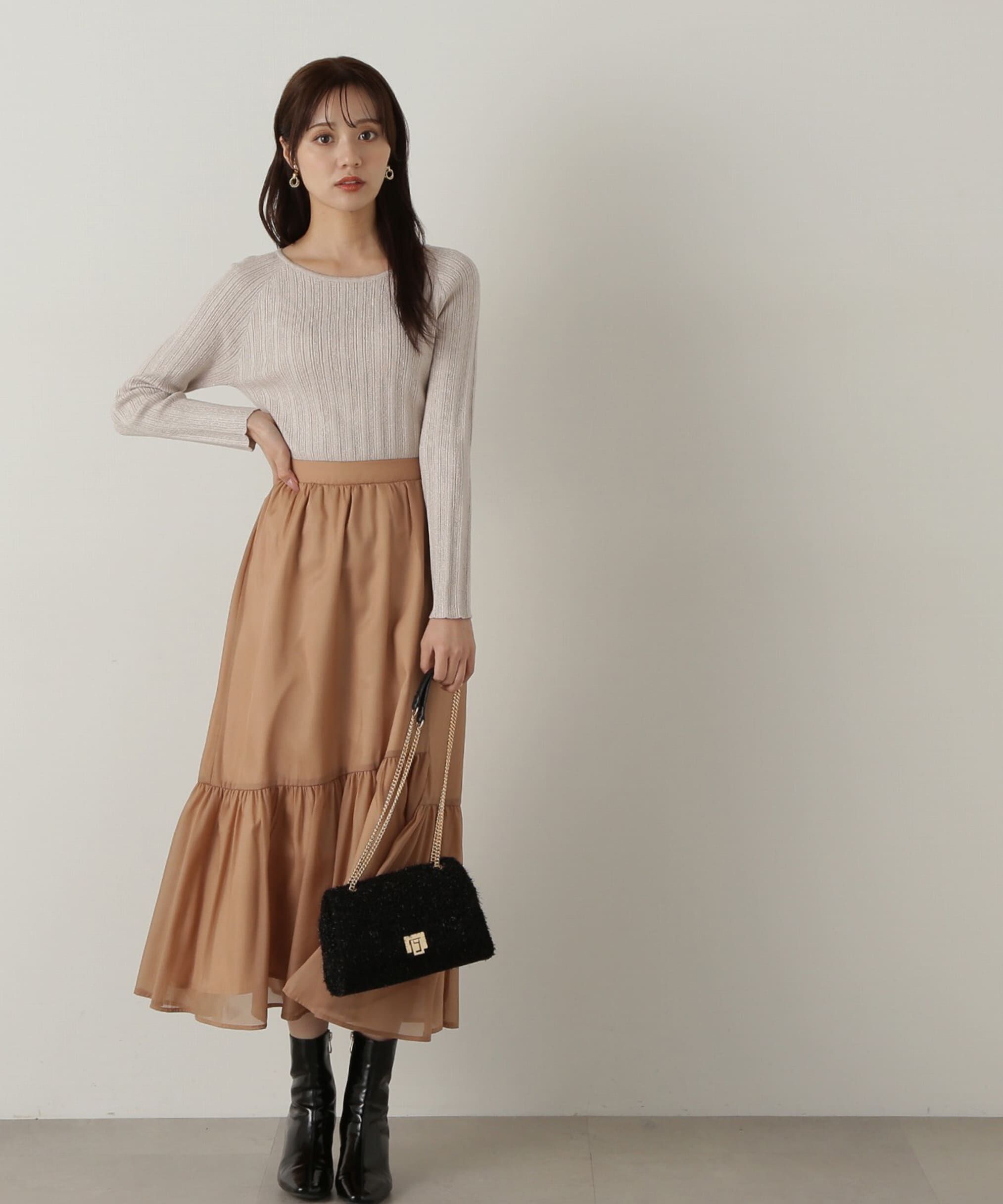 PROPORTION BODY DRESSING「イレヘムシアーティアードスカート」|スカート|