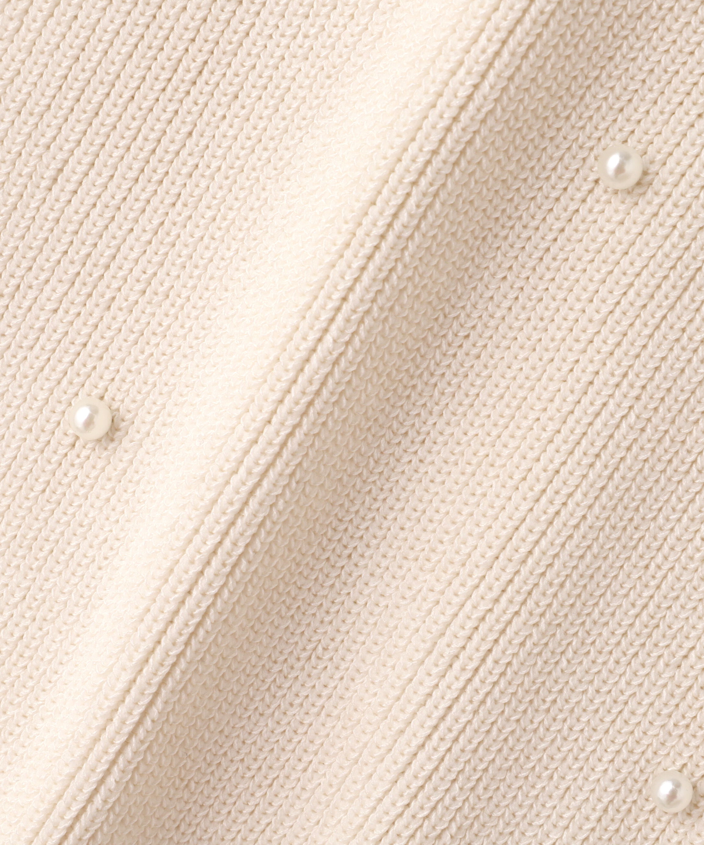 PROPORTION BODY DRESSING「《EDIT COLOGNE》パール調付きルーズカーディガン」|カーディガン|