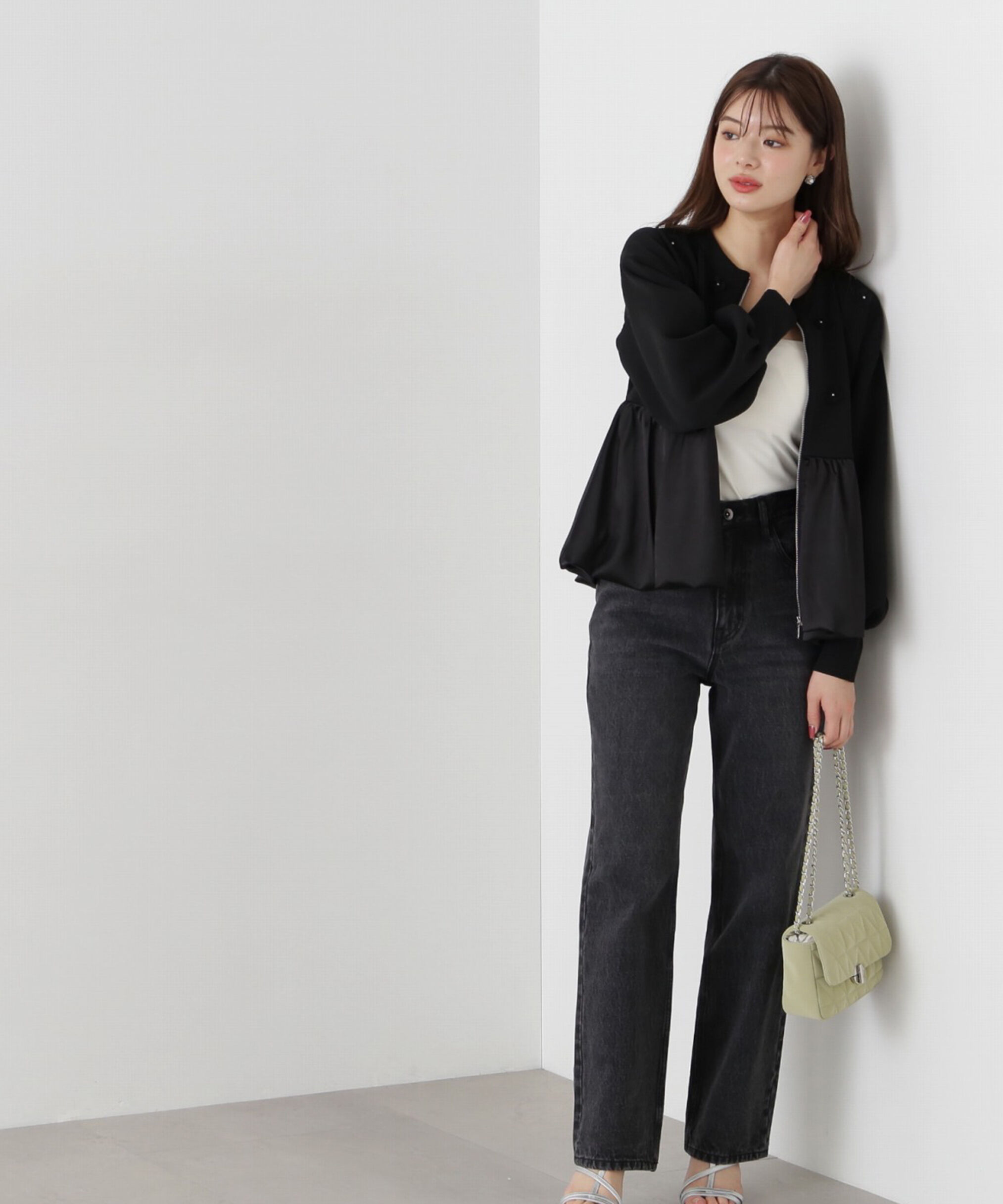 PROPORTION BODY DRESSING「バルーンニットブルゾン」|カーディガン|