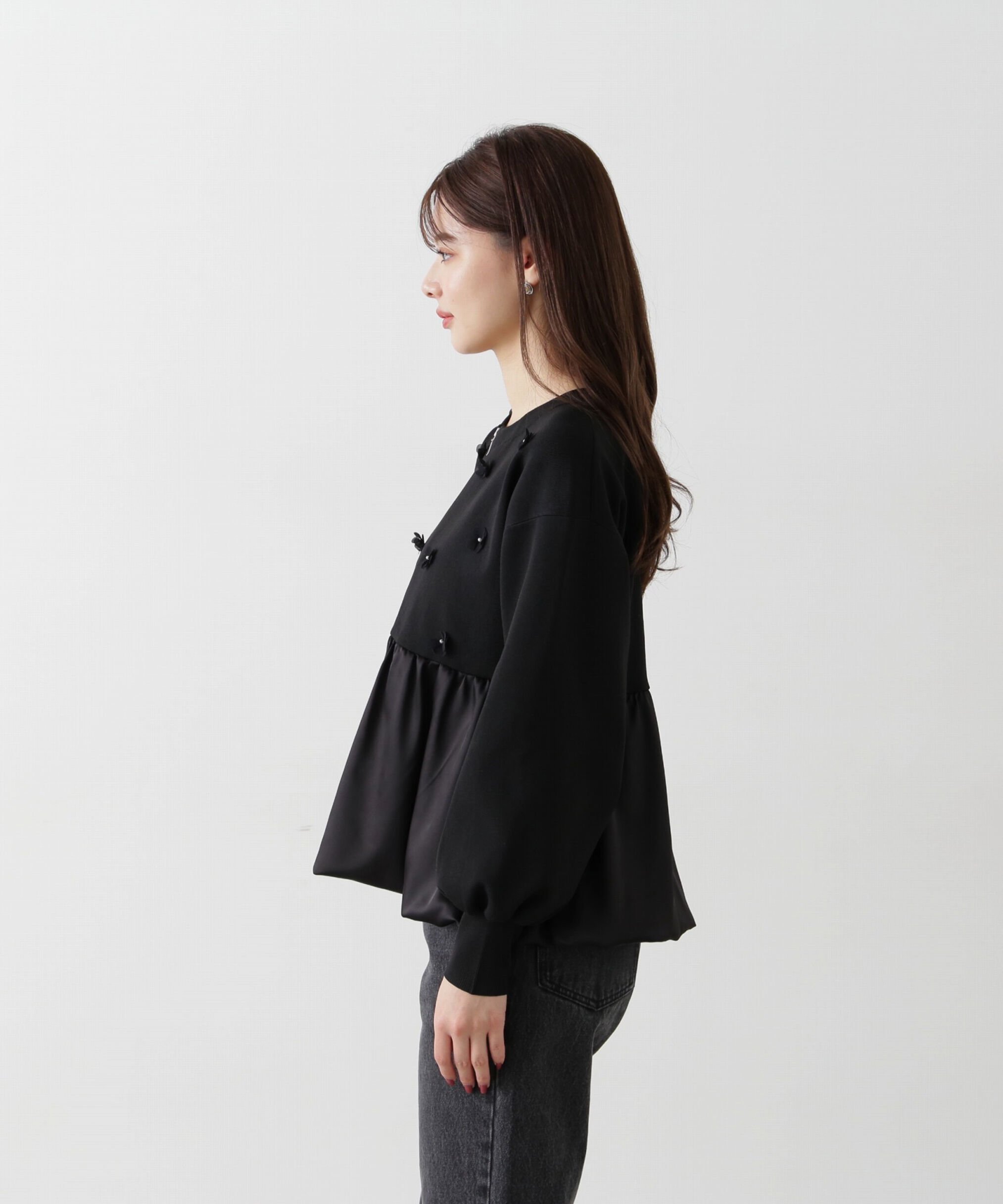 PROPORTION BODY DRESSING「バルーンニットブルゾン」|カーディガン|