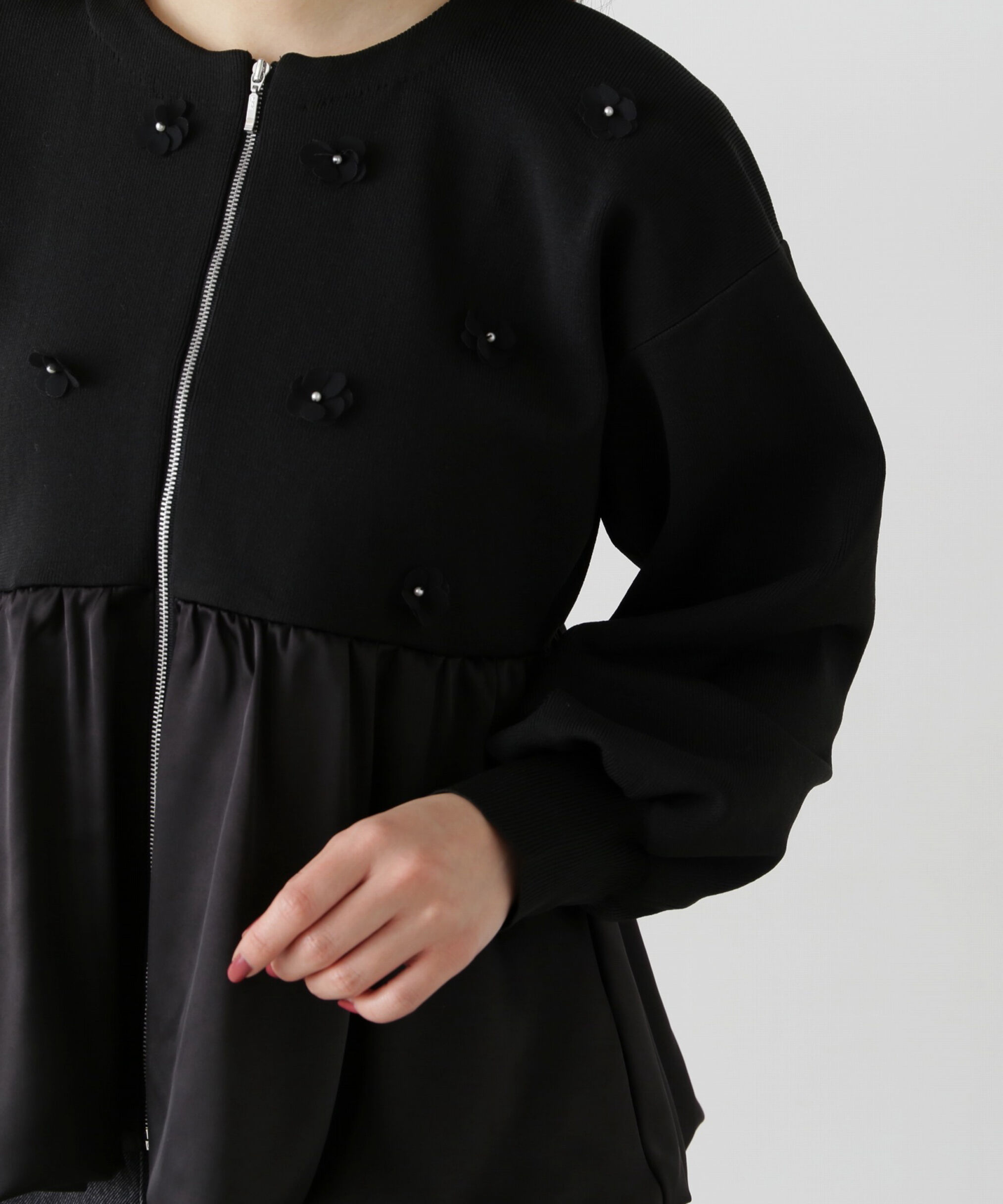 PROPORTION BODY DRESSING「バルーンニットブルゾン」|カーディガン|