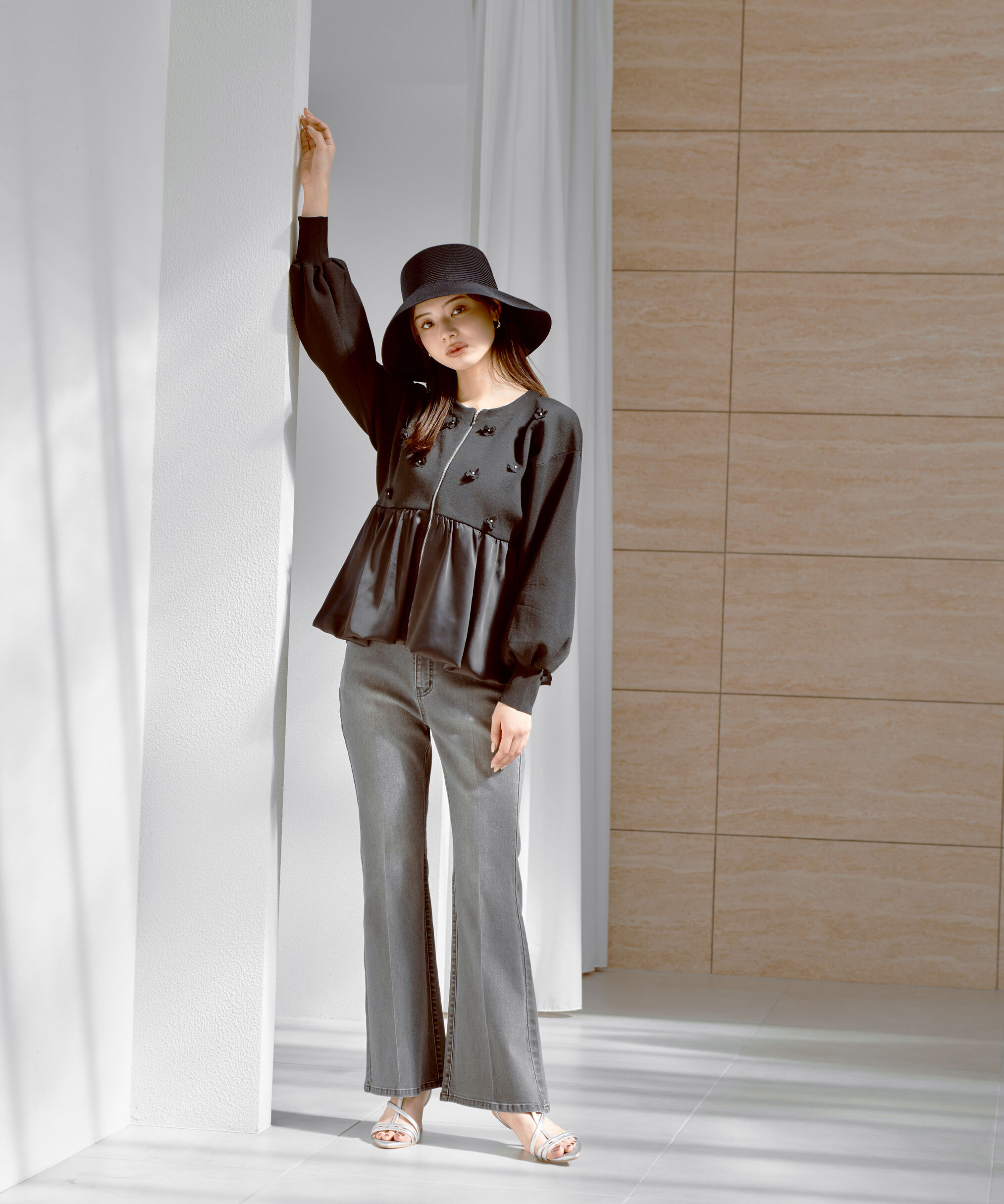 PROPORTION BODY DRESSING「バルーンニットブルゾン」|カーディガン|