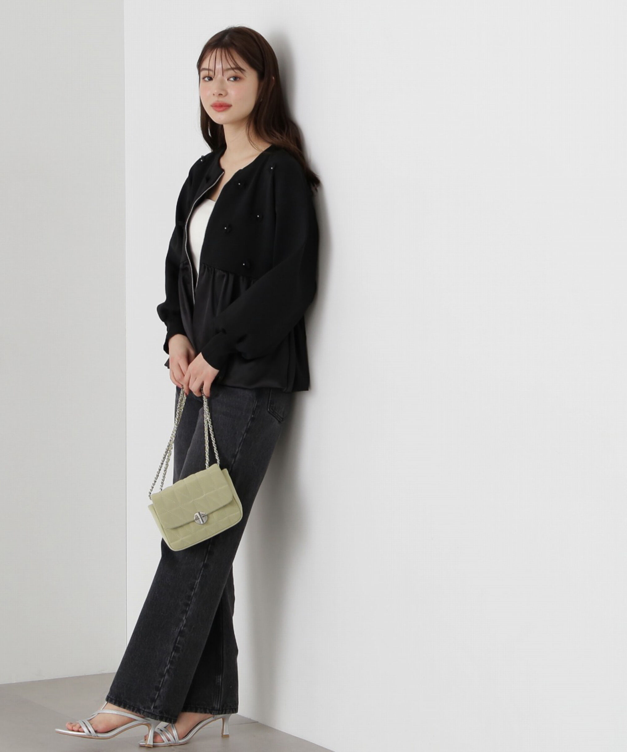 PROPORTION BODY DRESSING「バルーンニットブルゾン」|カーディガン|