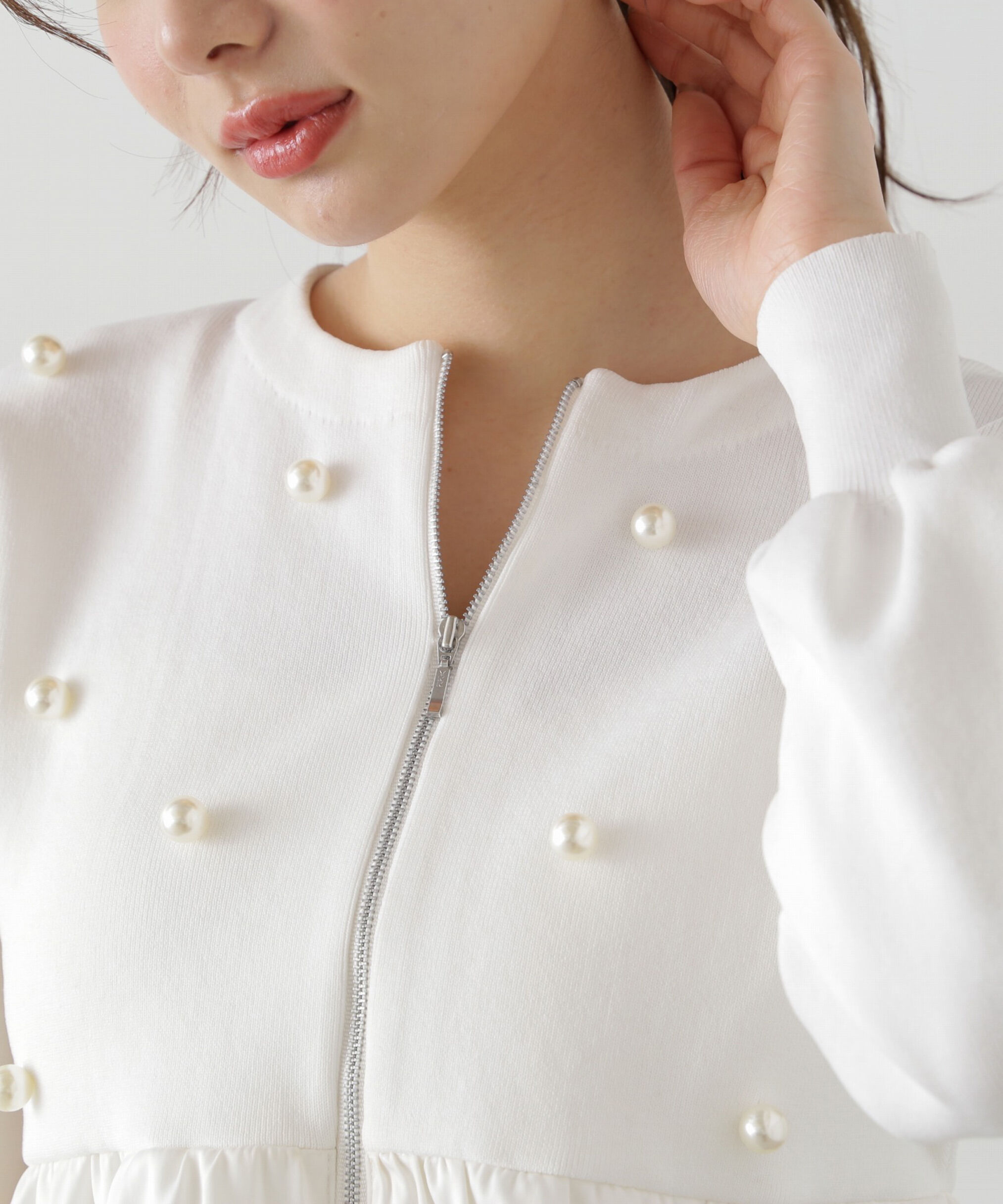 PROPORTION BODY DRESSING「バルーンニットブルゾン」|カーディガン|