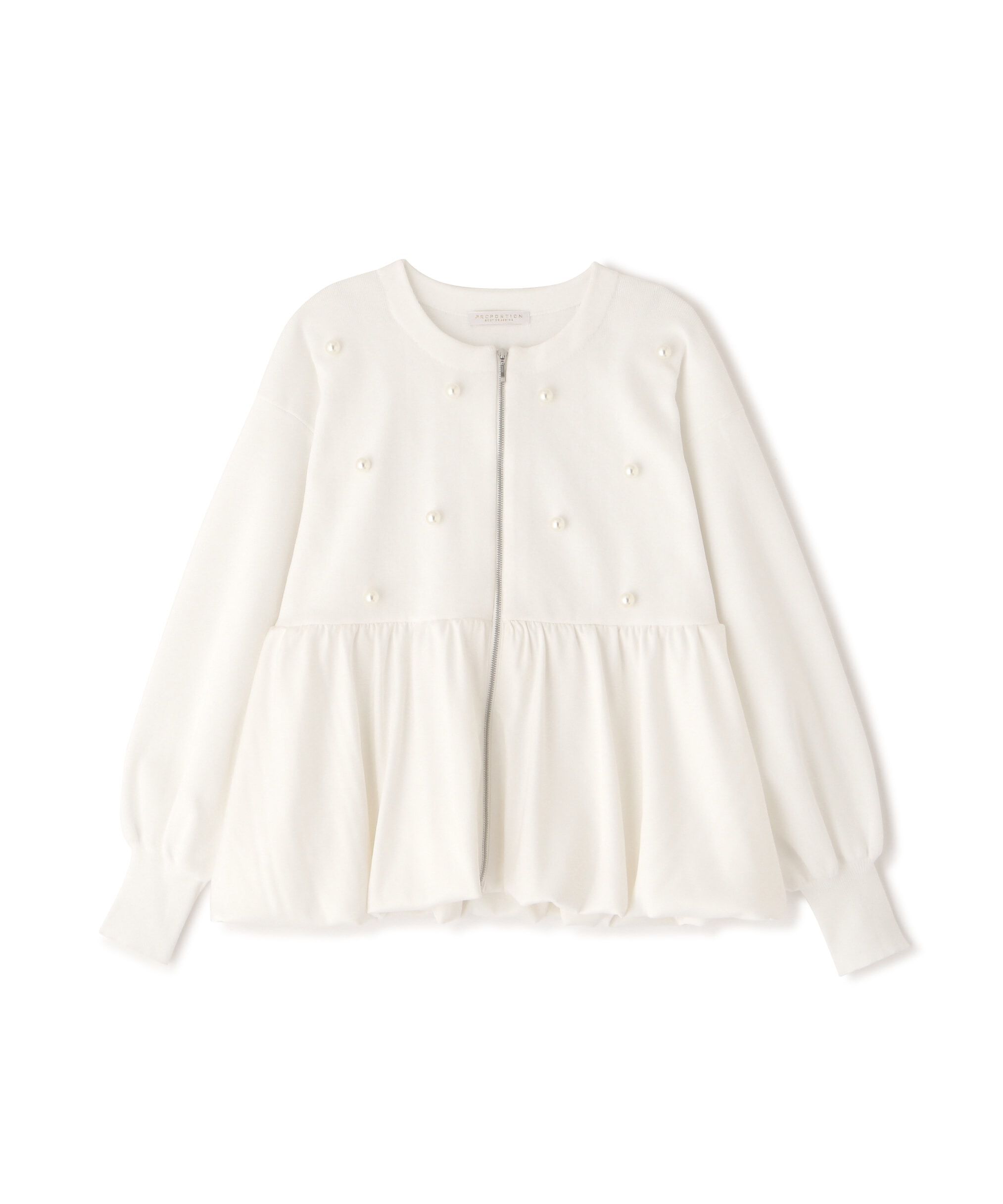 PROPORTION BODY DRESSING「バルーンニットブルゾン」|カーディガン|