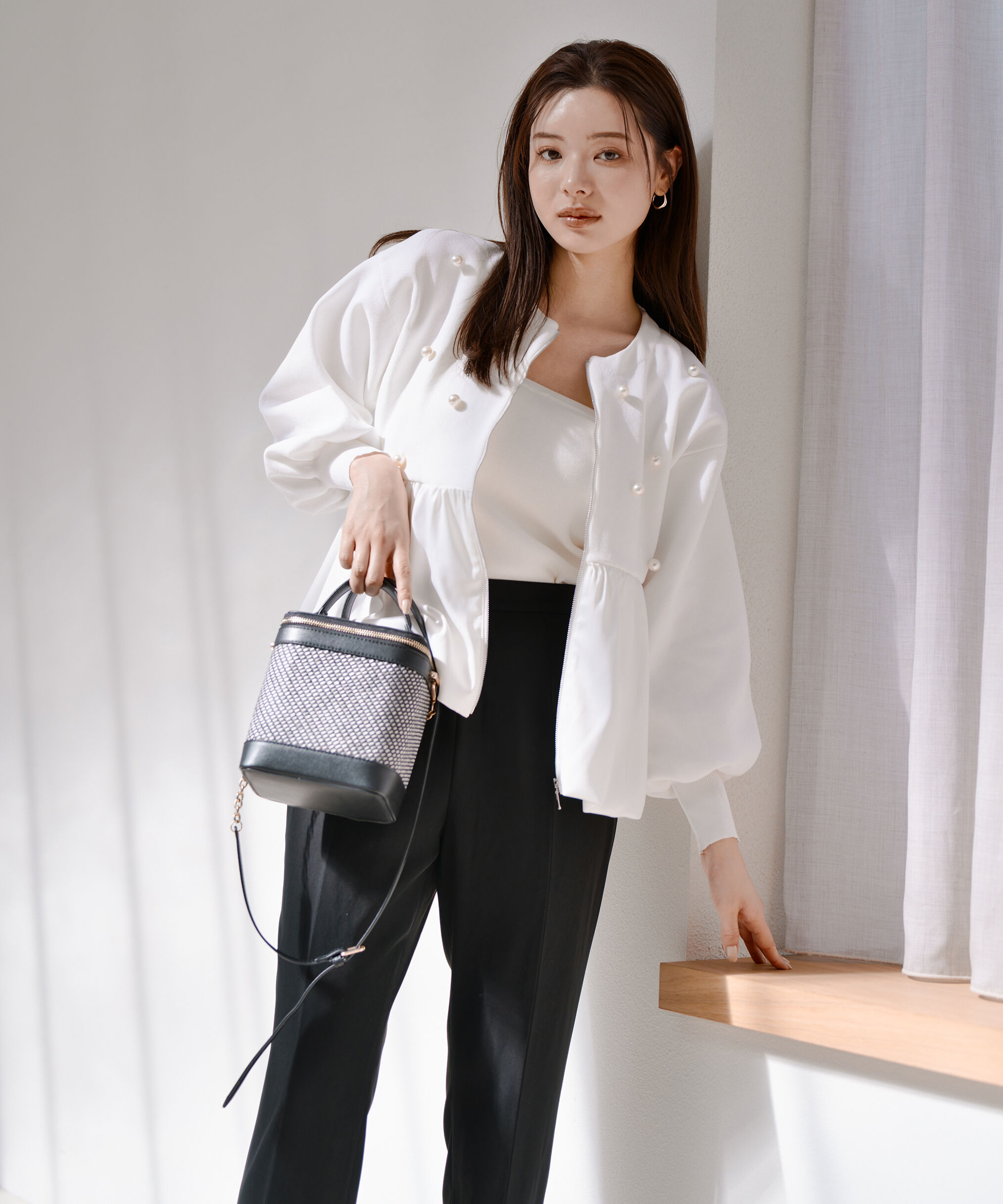 PROPORTION BODY DRESSING「バルーンニットブルゾン」|カーディガン|