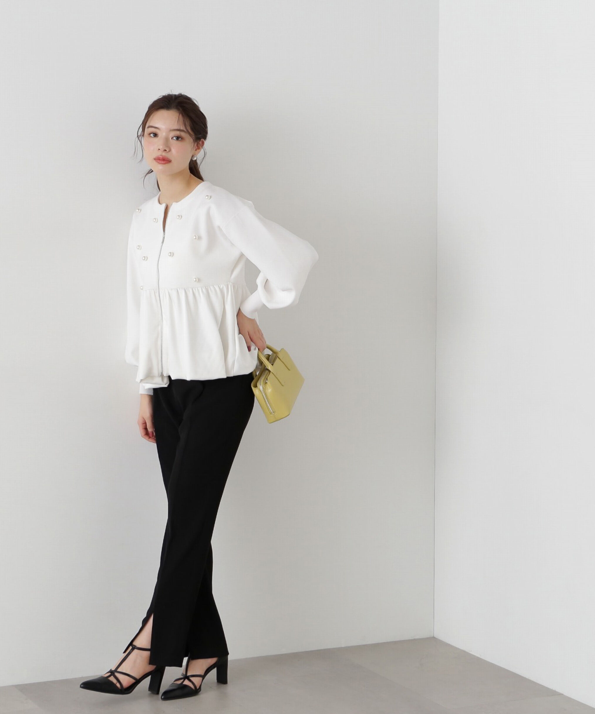 PROPORTION BODY DRESSING「バルーンニットブルゾン」|カーディガン|