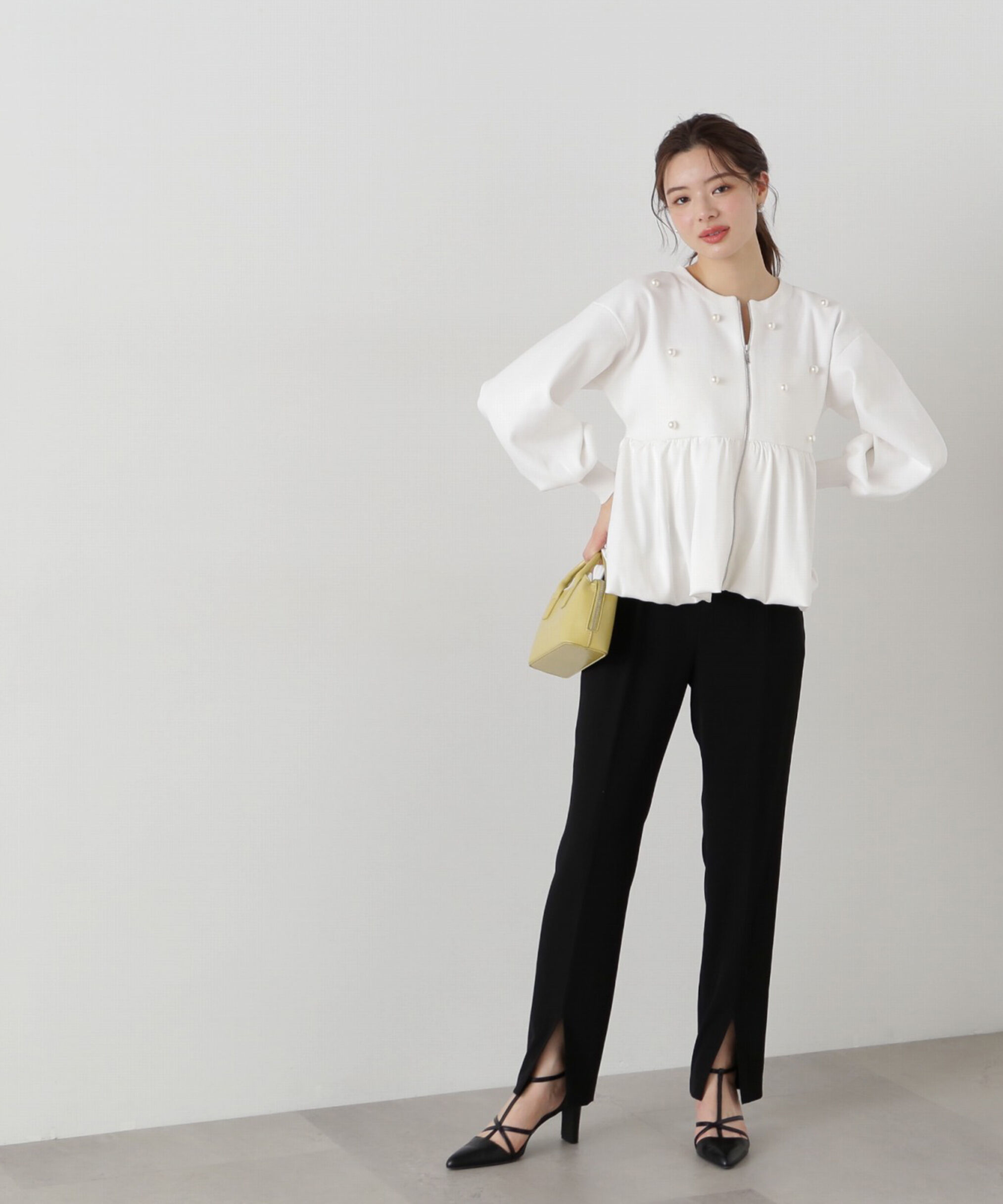 PROPORTION BODY DRESSING「バルーンニットブルゾン」|カーディガン|