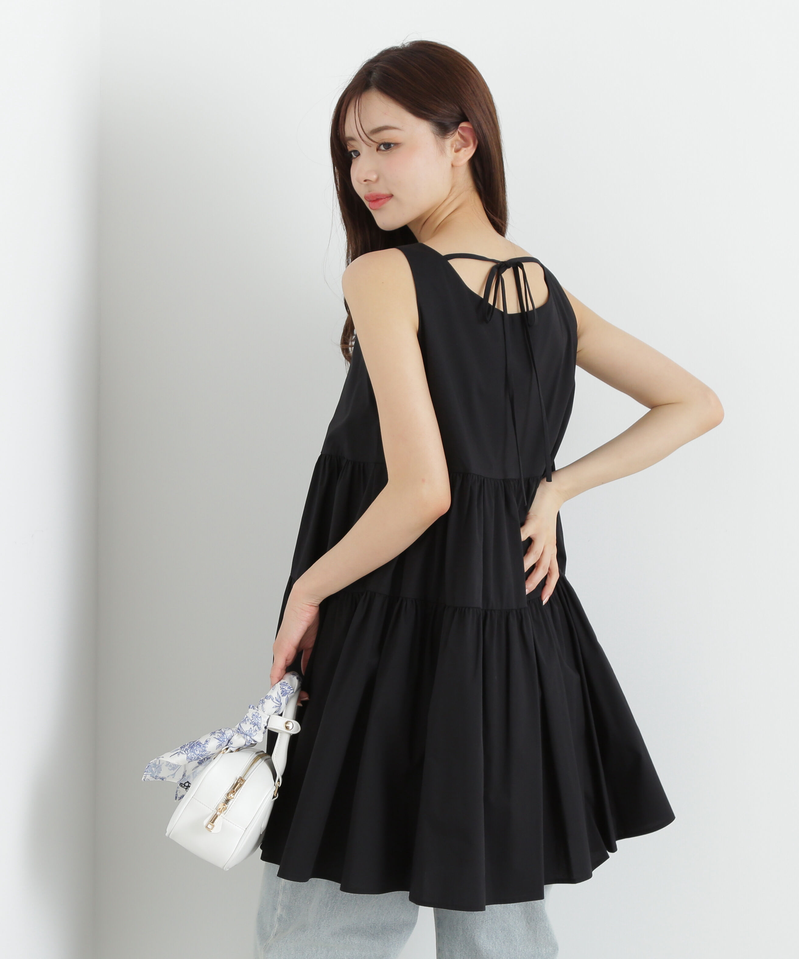 PROPORTION BODY DRESSING「《EDIT COLOGNE》ティアードミニワンピース」|ワンピース|