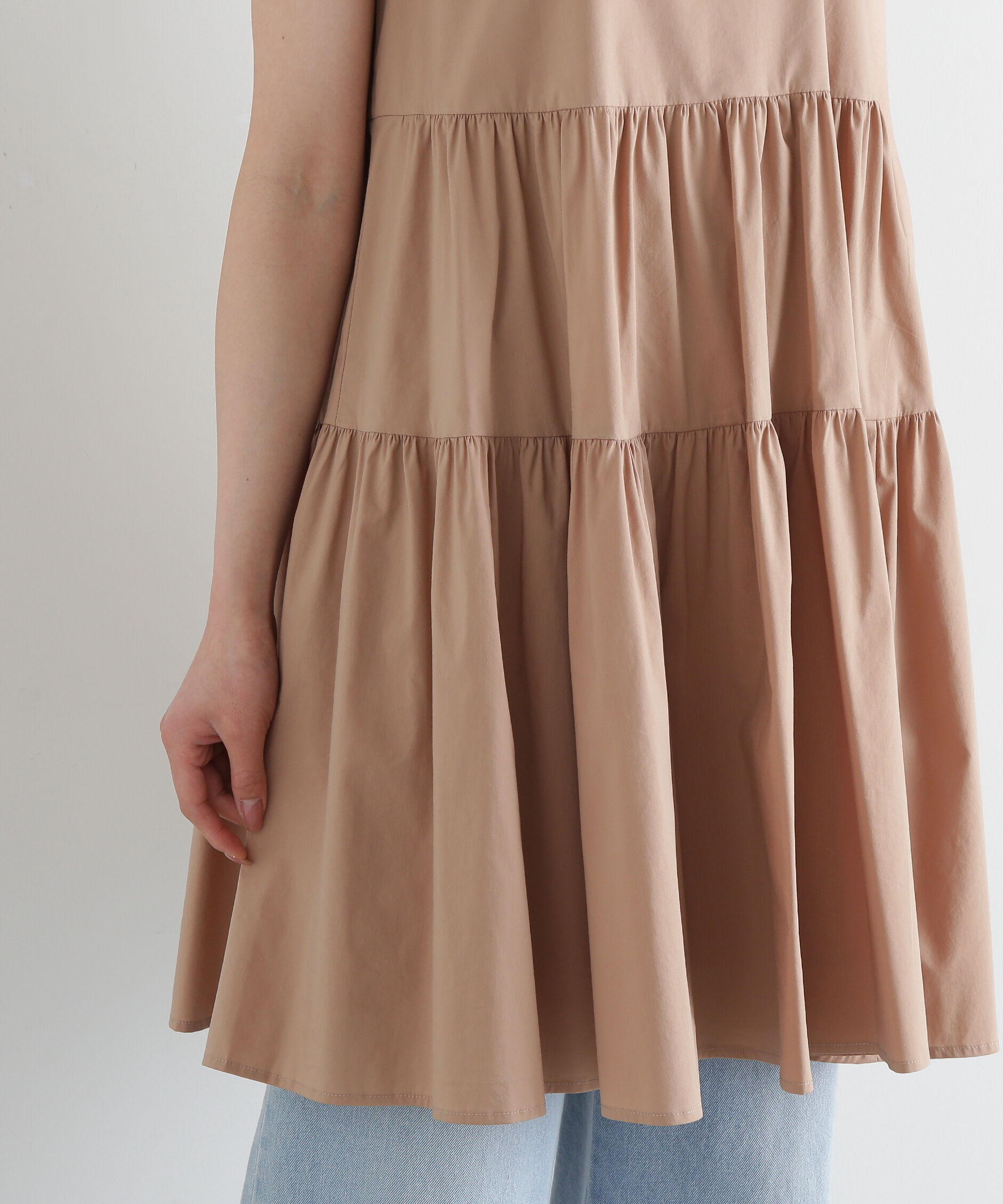 PROPORTION BODY DRESSING「《EDIT COLOGNE》ティアードミニワンピース」|ワンピース|