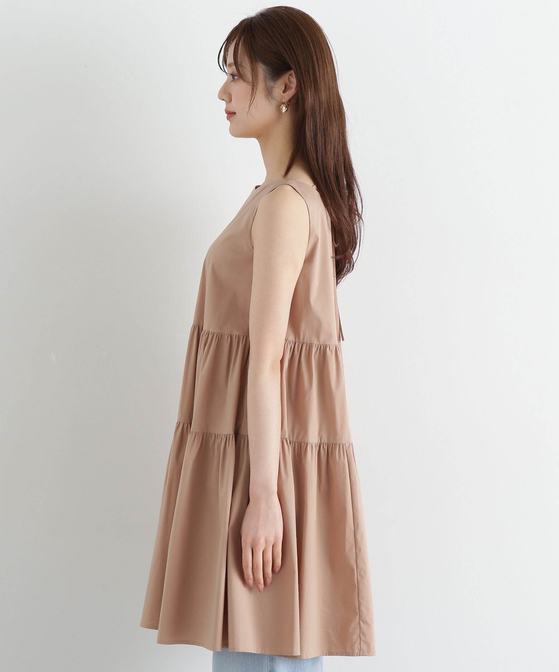 PROPORTION BODY DRESSING「《EDIT COLOGNE》ティアードミニワンピース」|ワンピース|