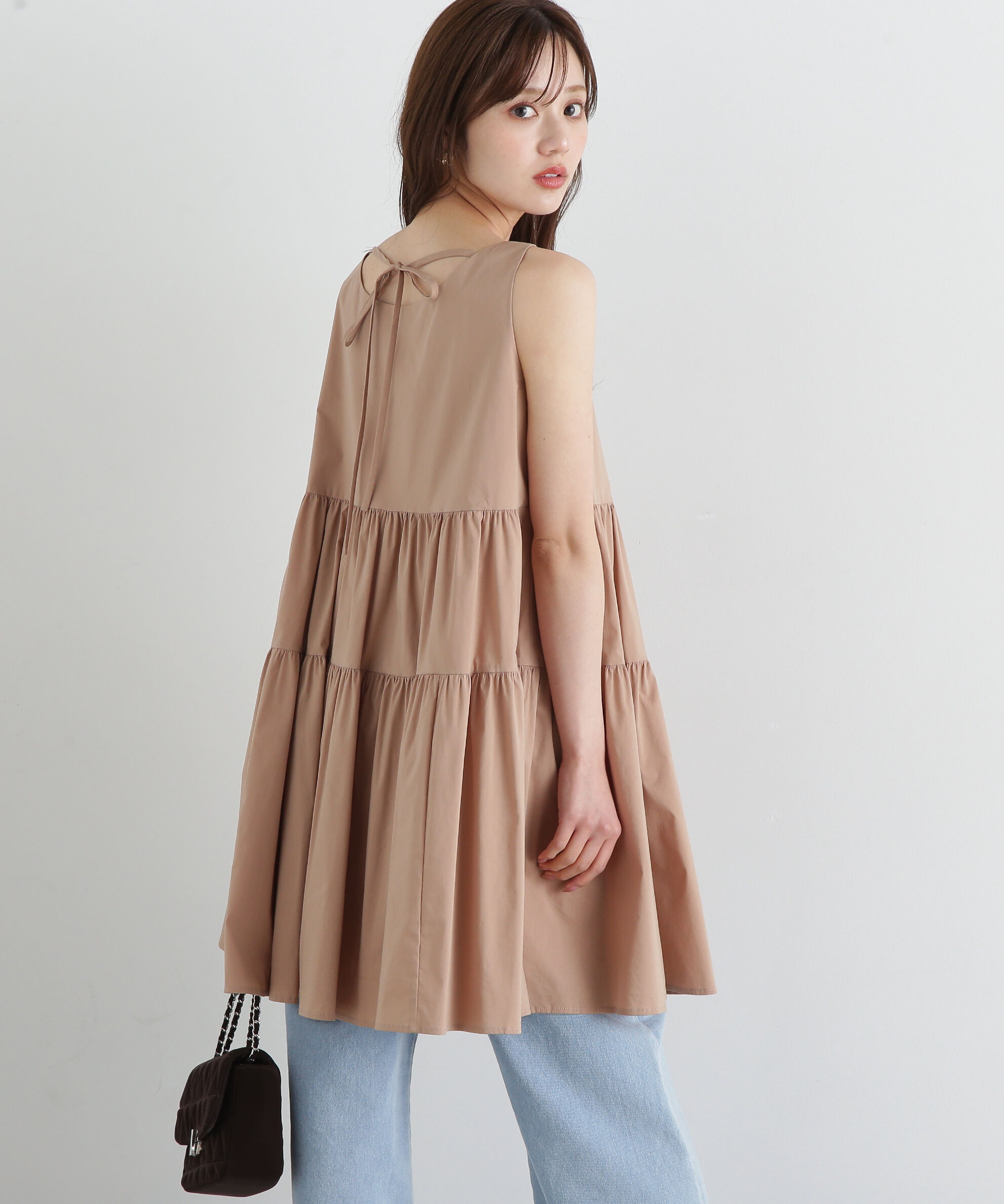 PROPORTION BODY DRESSING「《EDIT COLOGNE》ティアードミニワンピース」|ワンピース|