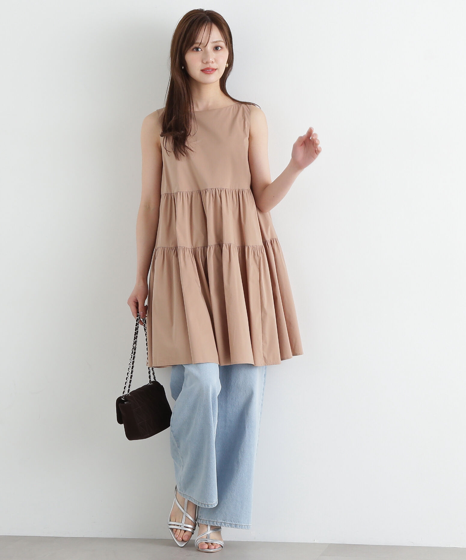 PROPORTION BODY DRESSING「《EDIT COLOGNE》ティアードミニワンピース」|ワンピース|