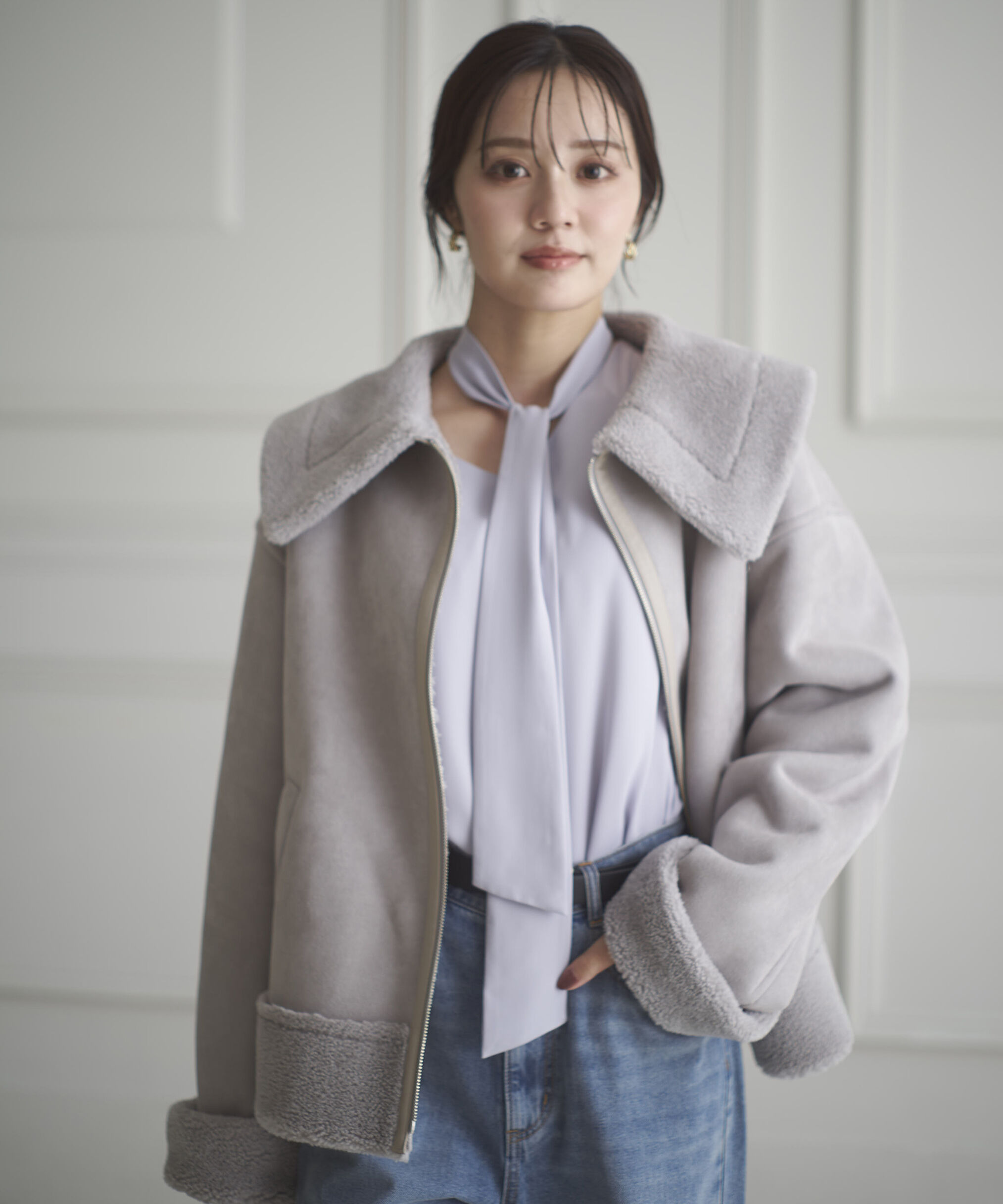 PROPORTION BODY DRESSING「フェイクムートン 25AW」|ブルゾン・スタジャン|