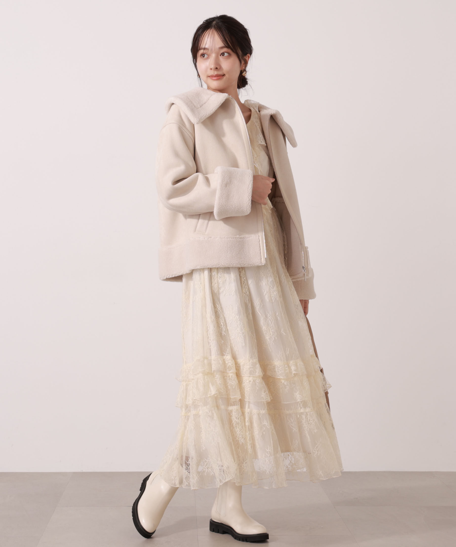 PROPORTION BODY DRESSING「フェイクムートン 25AW」|ブルゾン・スタジャン|