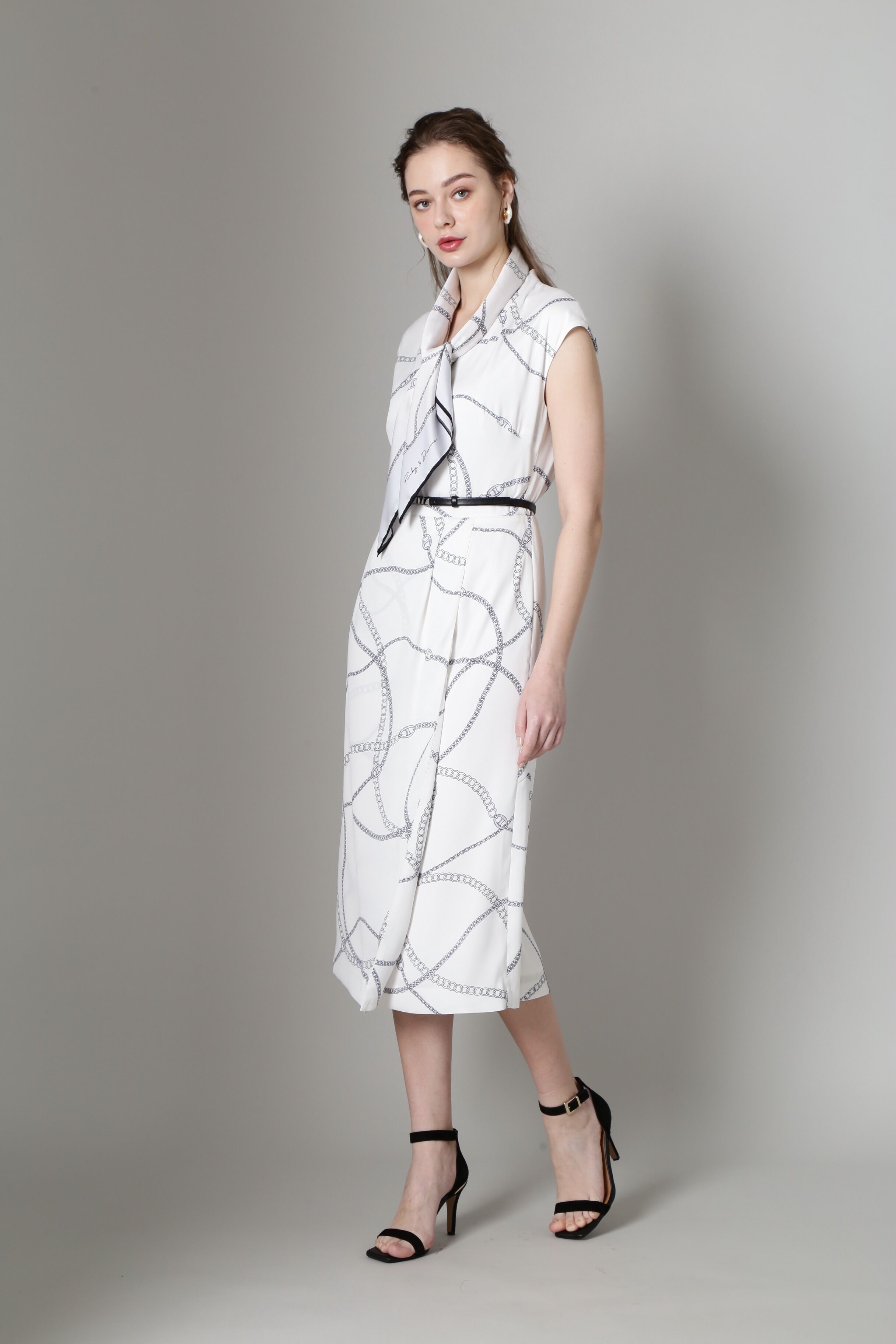  「[URBAN PRECIOUS]チェーンプリントワンピース」|ワンピース|