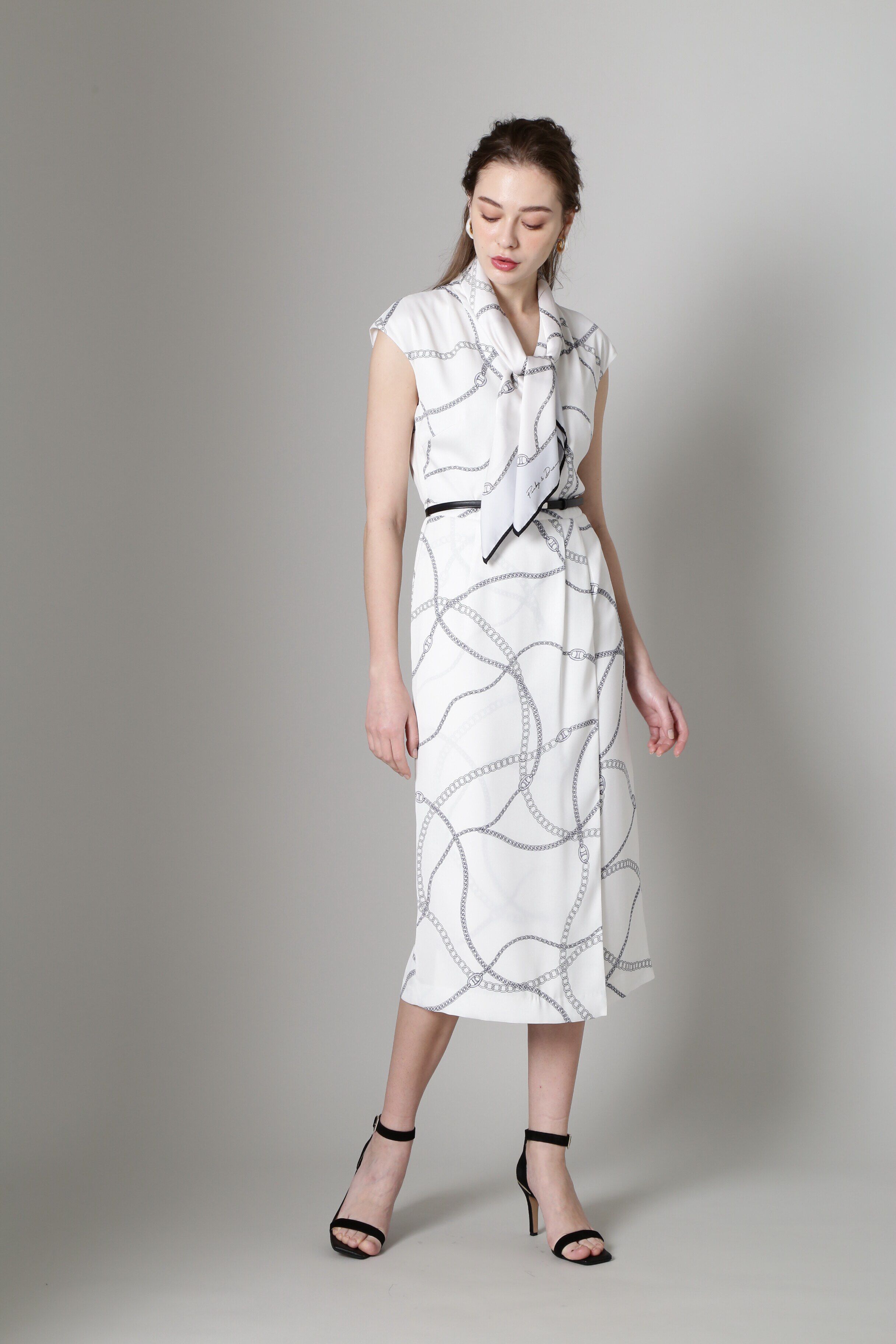  「[URBAN PRECIOUS]チェーンプリントワンピース」|ワンピース|